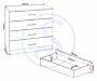 100-108-090_51_1 - Jamies Furniture 3D illustration of a filing cabinet with an open, pulled-out drawer in isometric view