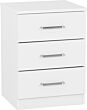 100-108-099_13 - Jamies Furniture White four-drawer storage cabinet with metal handles, suitable for files or small items.