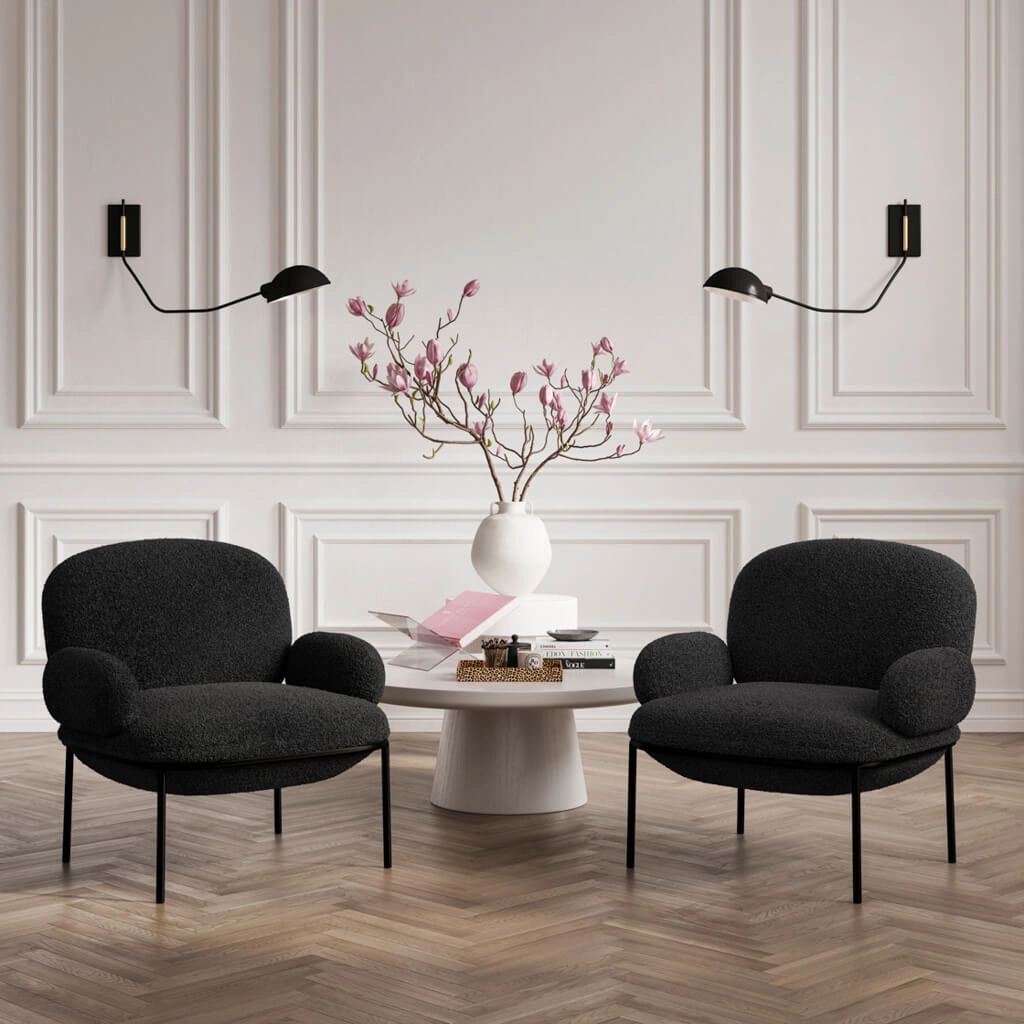 Avery-Black-Chair-LifeStyle - Jamies Furniture