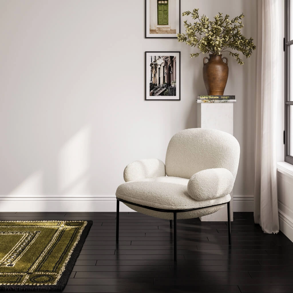 Avery-Ivory-Chair-LifeStyle - Jamies Furniture