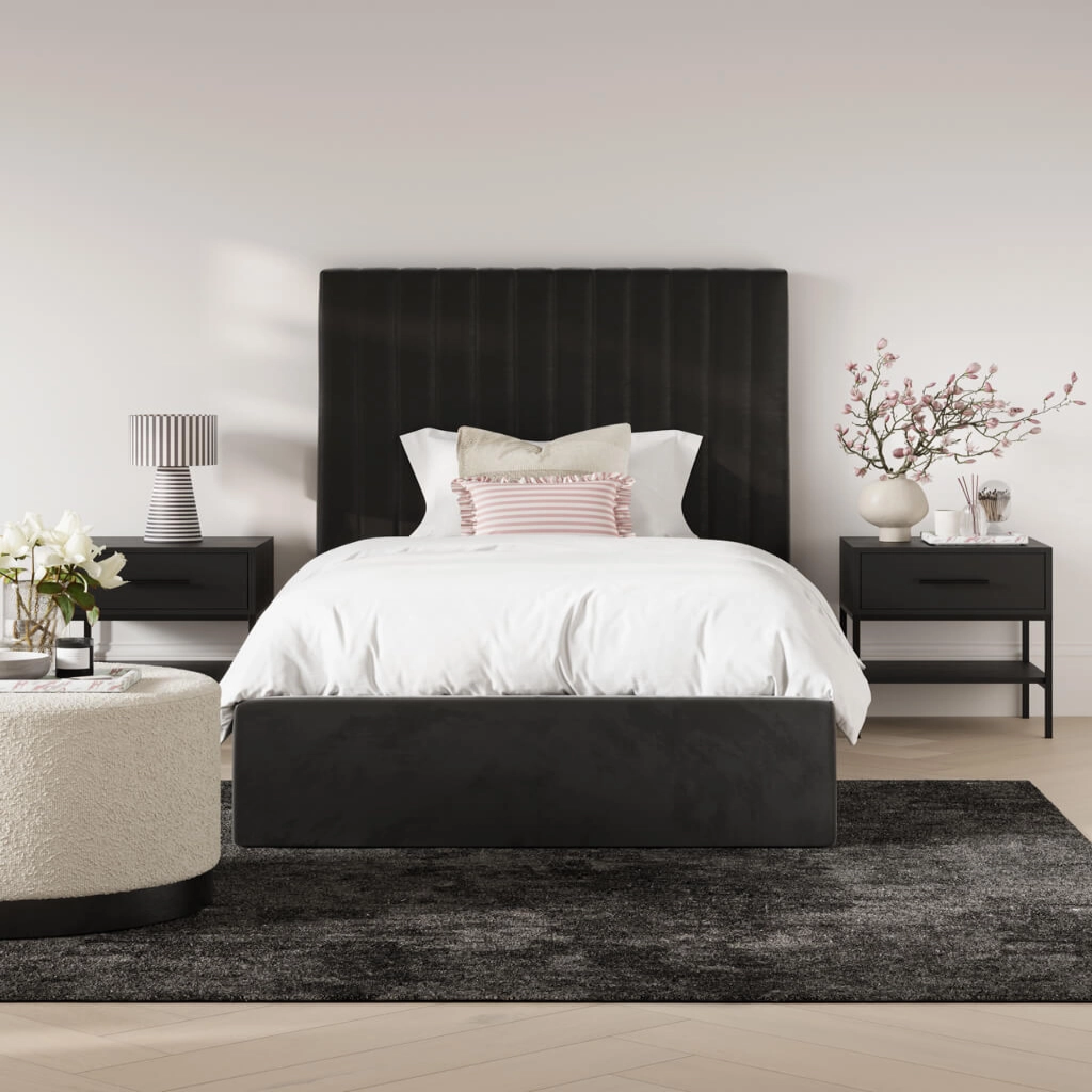 berlin-black-tall-ottoman-single-bed-2-packs