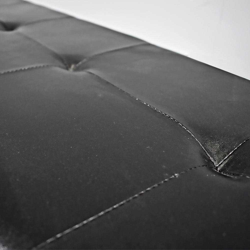 Black-Silver-Artisan-Modern-Living-Room-Low-Footstool-Stool-Close-Detailsjpg - Jamies Furniture