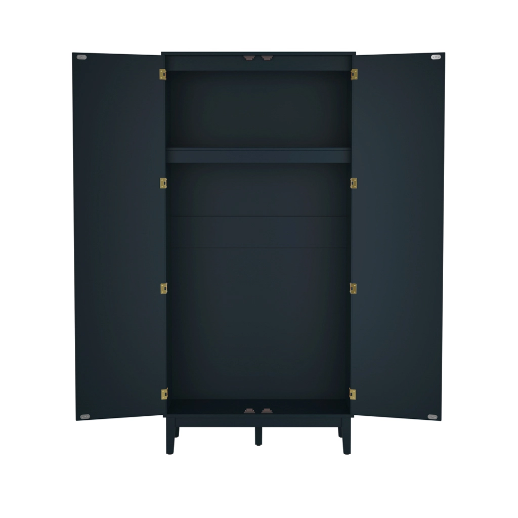 Bordeaux-Berlin-Blue-2-Door-Wardrobe-3 - Jamies Furniture