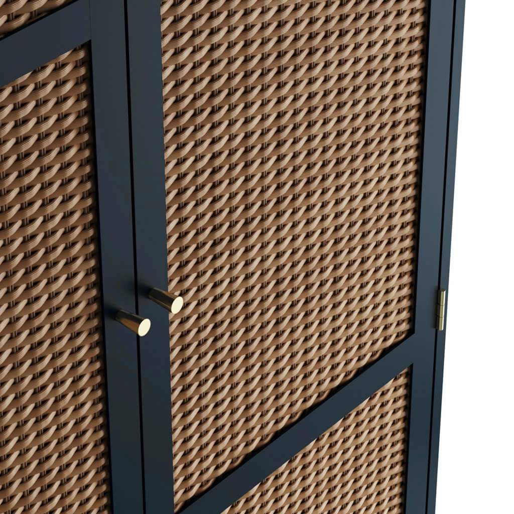 Bordeaux-Berlin-Blue-2-Door-Wardrobe-4 - Jamies Furniture
