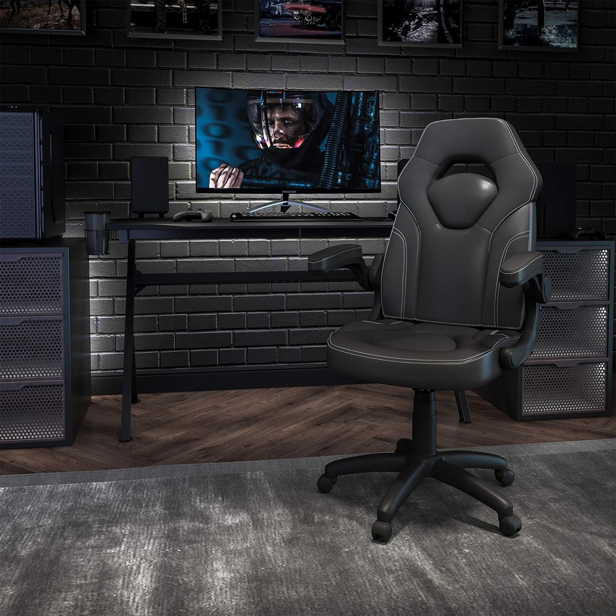 x10-black-faux-leather-racer-style-gaming-office-chair