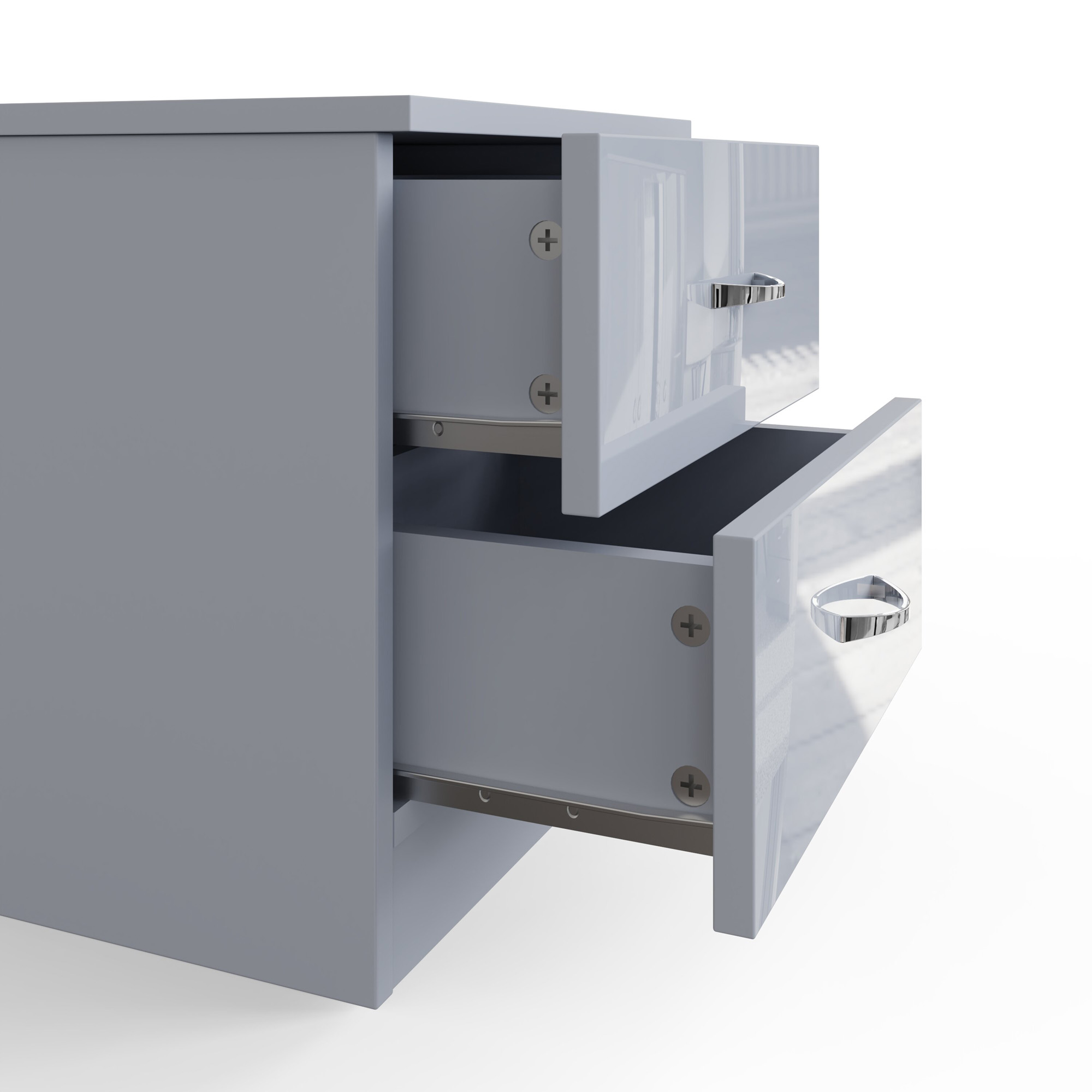 CHL2BSGRY-OpenDrawer-CutOutjpg - Jamies Furniture