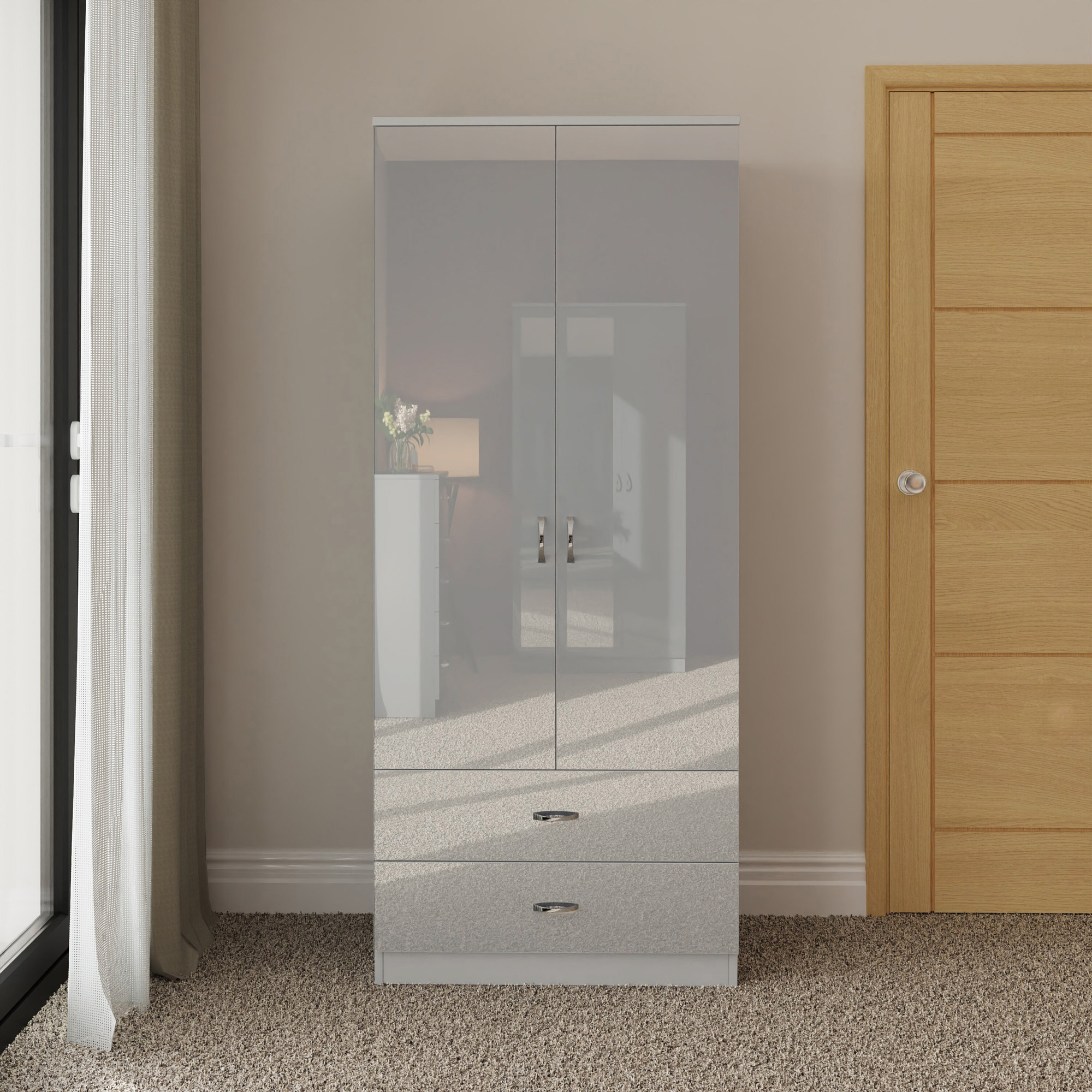 chilton-combination-wardrobe-2-door-2-drawer-grey-gloss-front