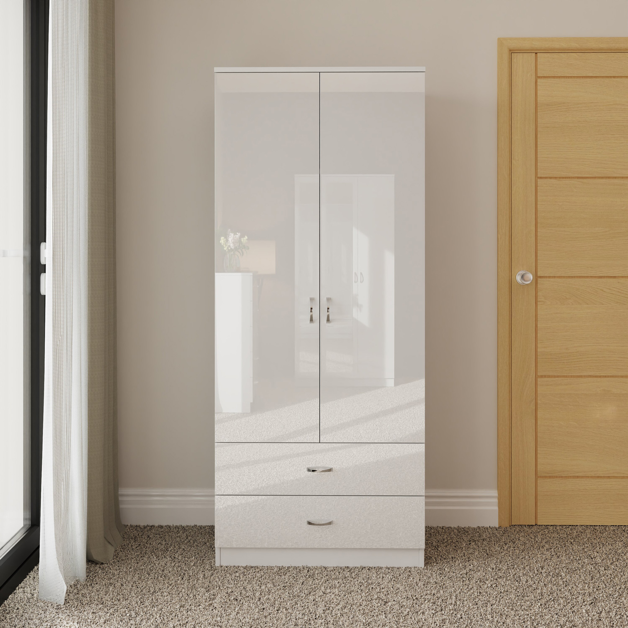 chilton-combination-wardrobe-2-door-2-drawer-white-gloss-front