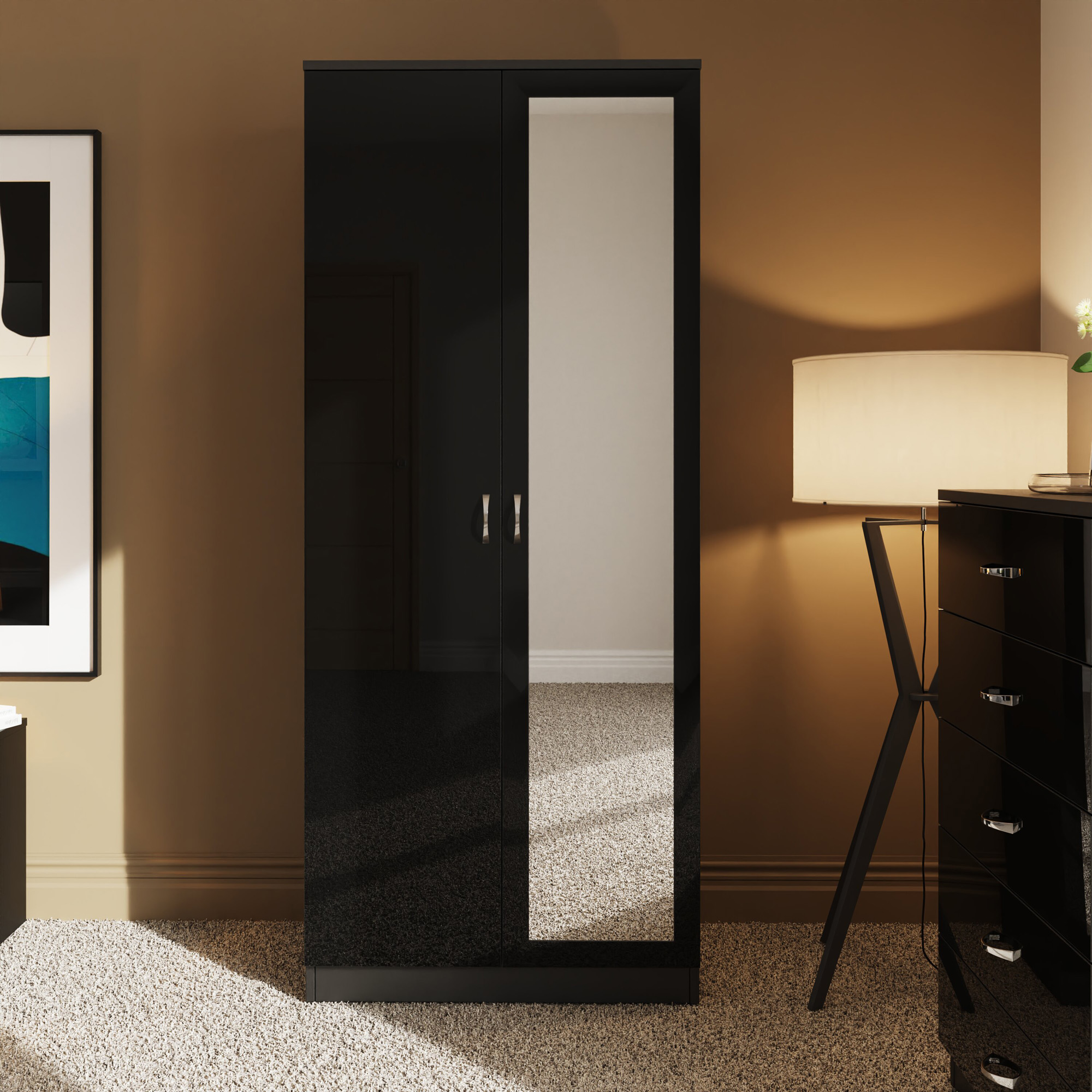 chilton-2-door-wardrobe-with-mirror-black-gloss-front