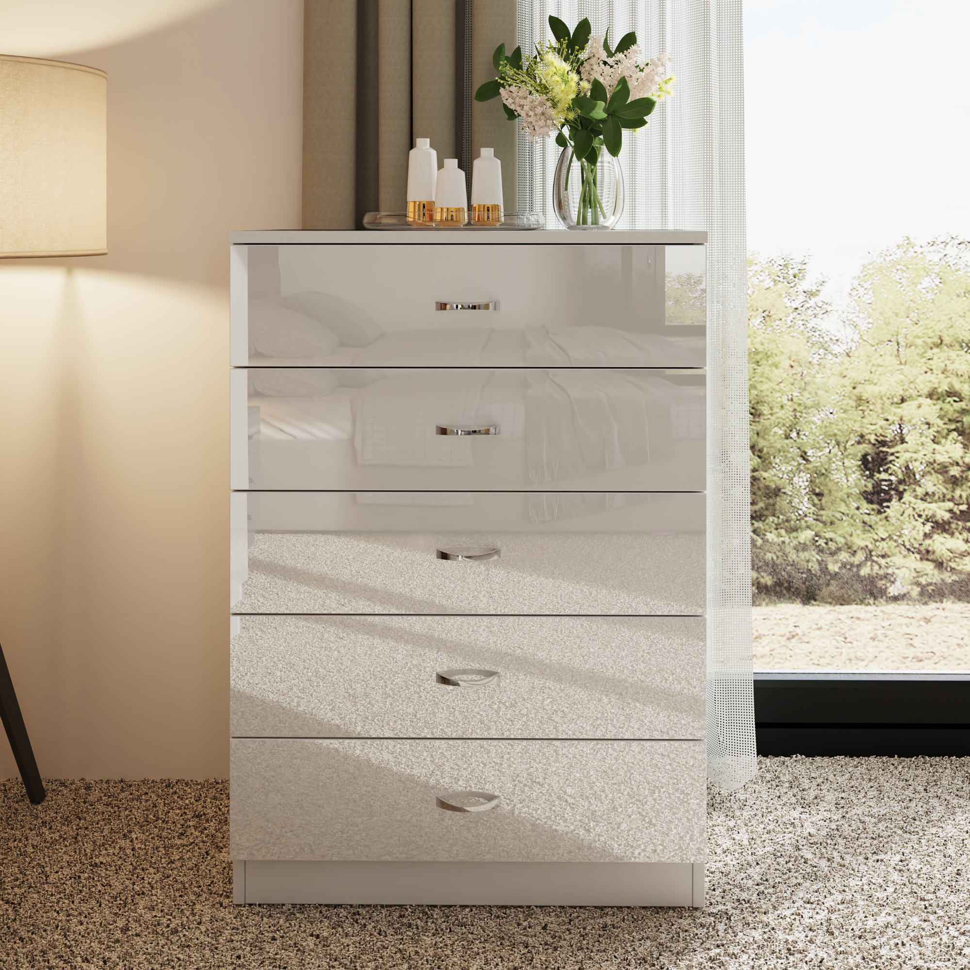 chilton-5-drawer-chest-of-drawers-white-gloss-front