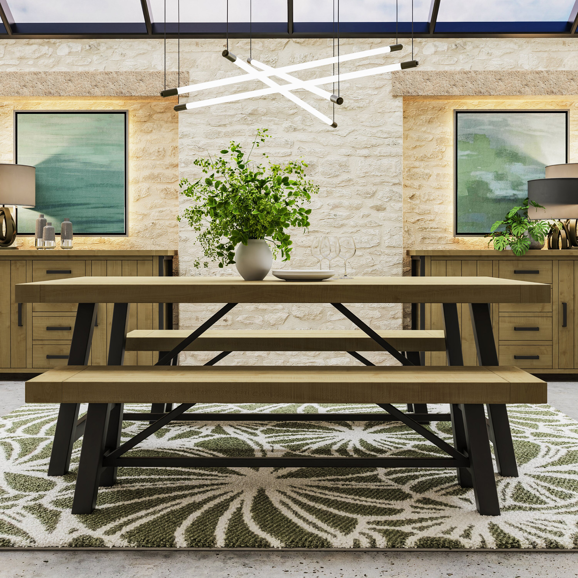 FWS14-LOWRY-CAMEO-2M-TABLE-FRONTjpg - Jamies Furniture