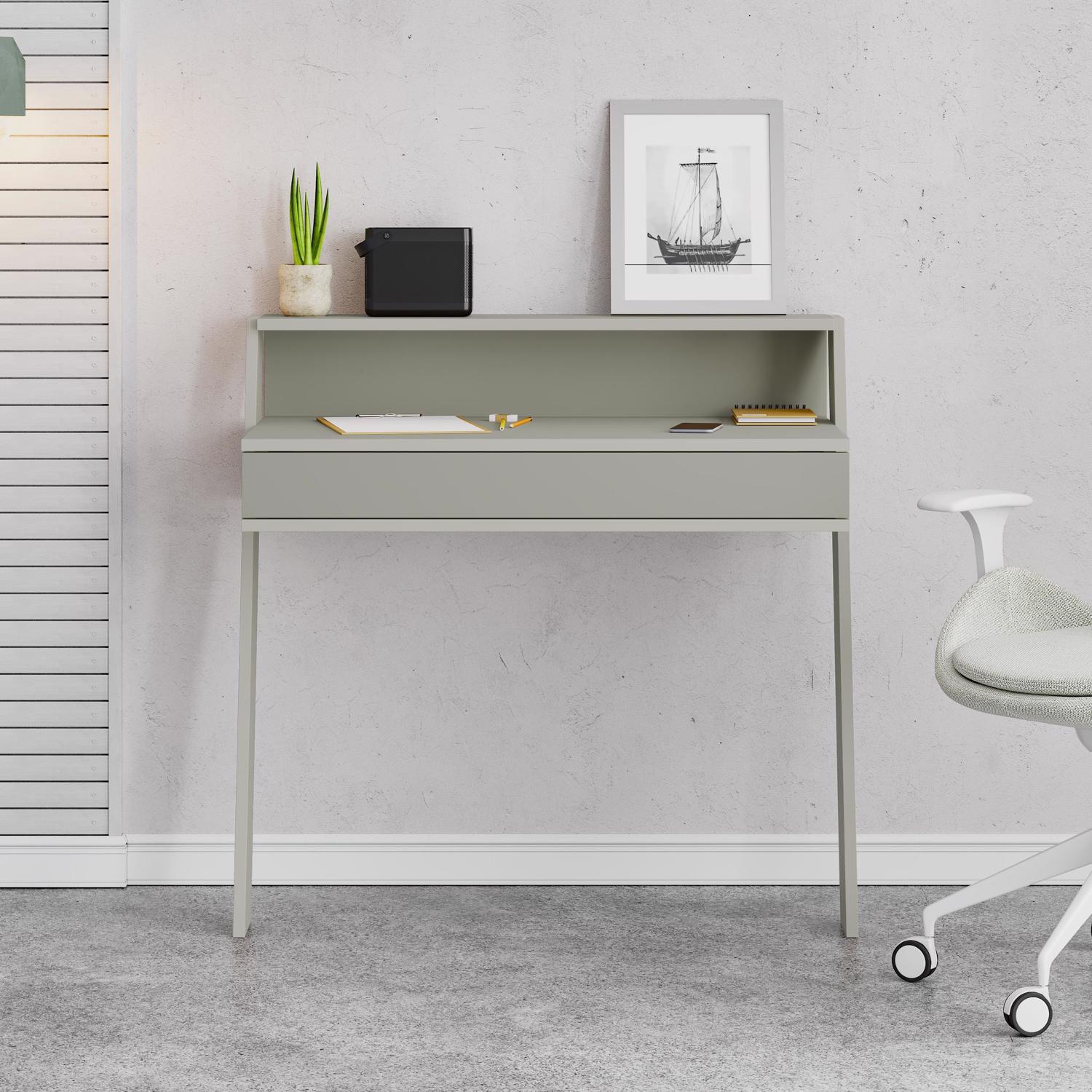 cowork-modern-desk-ash-green-wall-mounted-with-drawer-94cm-wide