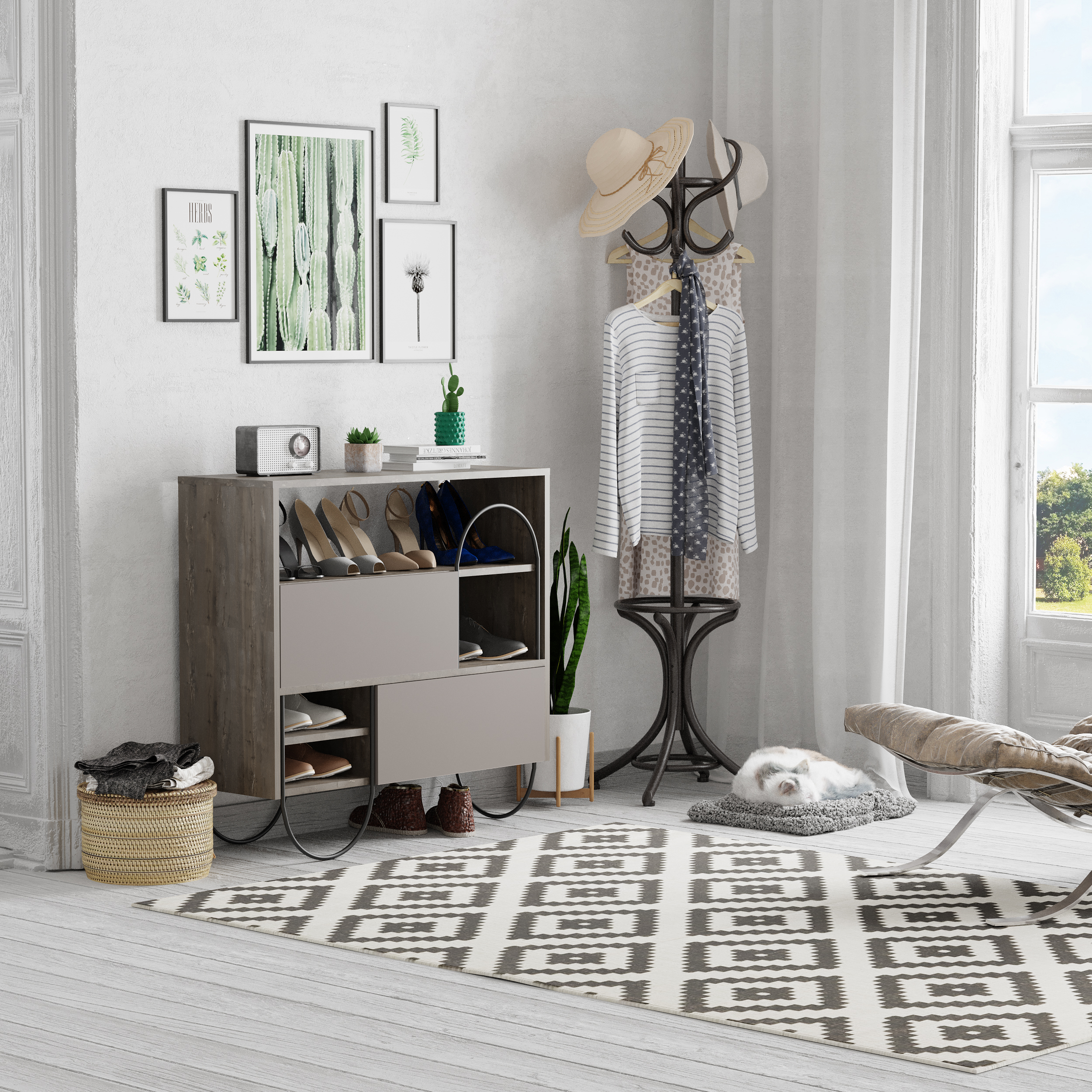 norfolk-shoe-cabinet-dark-coffee-mocha-grey