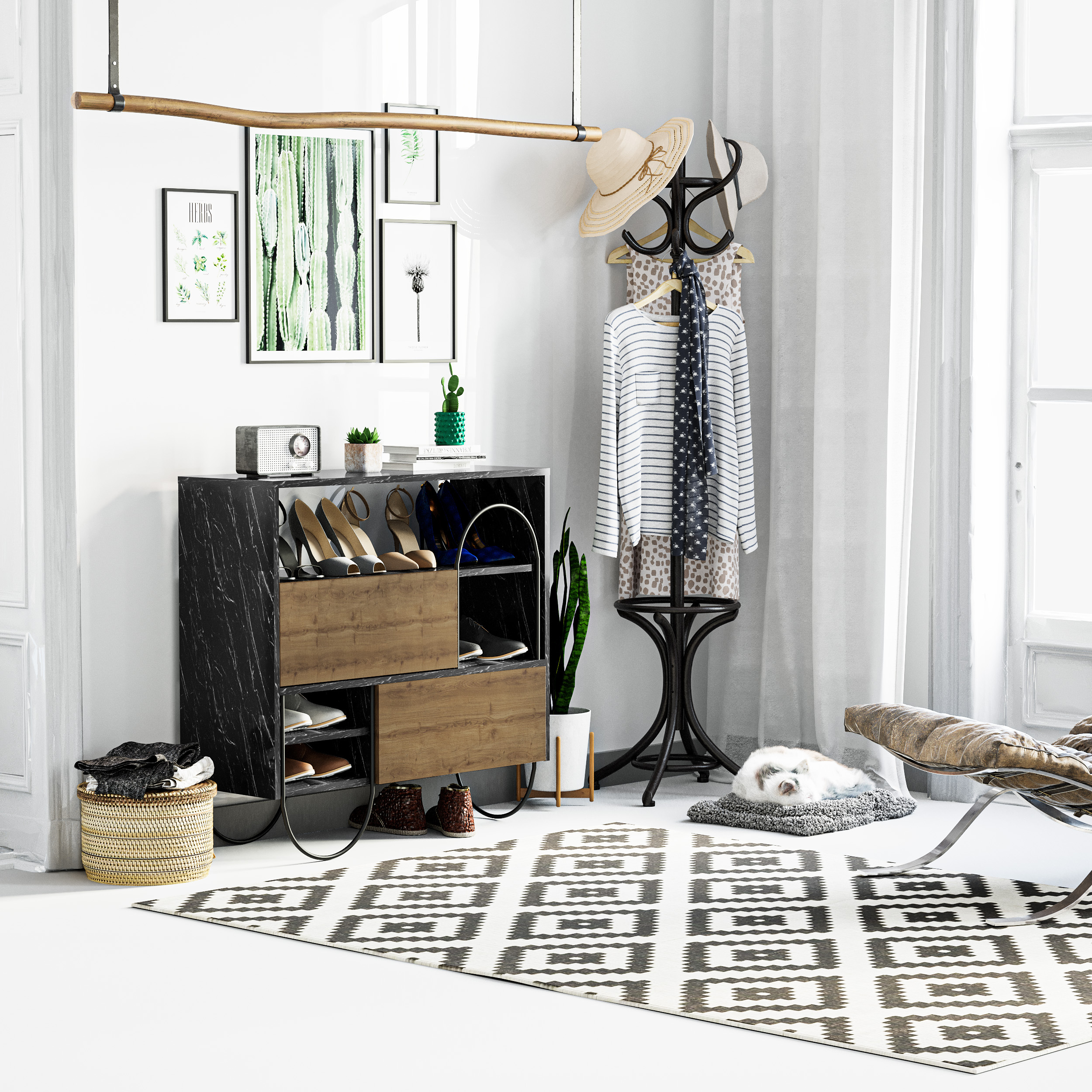 norfolk-shoe-cabinet-black-marble-effect-dark-oak