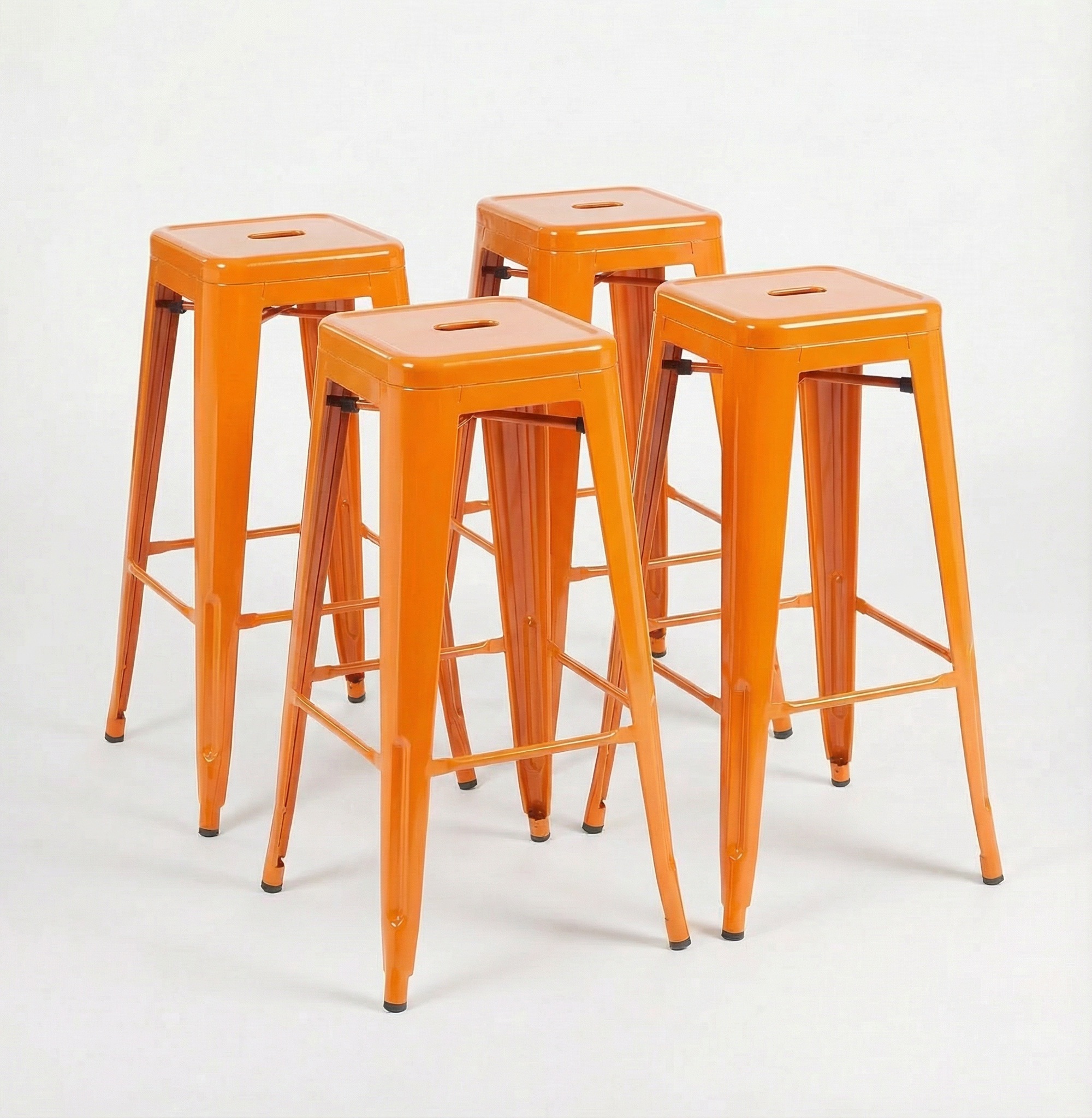 Orange_30_stool_groupjpg - Jamies Furniture