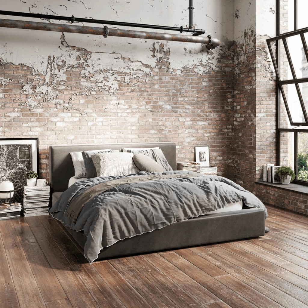 Soho-Dapple-Grey-King-Bed-LifeStyle - Jamies Furniture