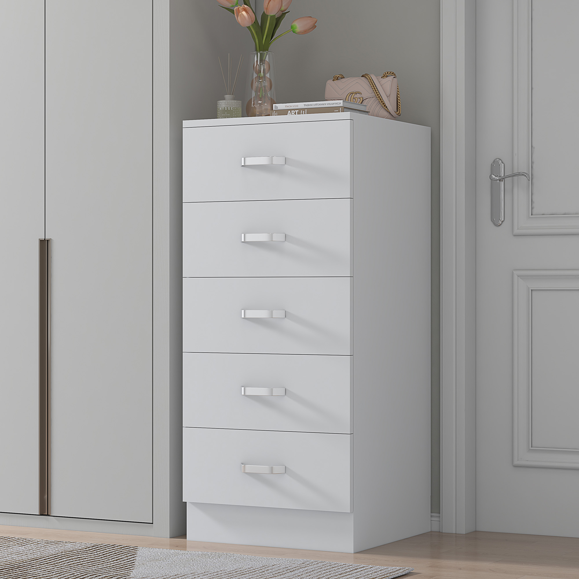 tunis-5-drawer-tallboy-slim-chest-of-drawers-matt-white