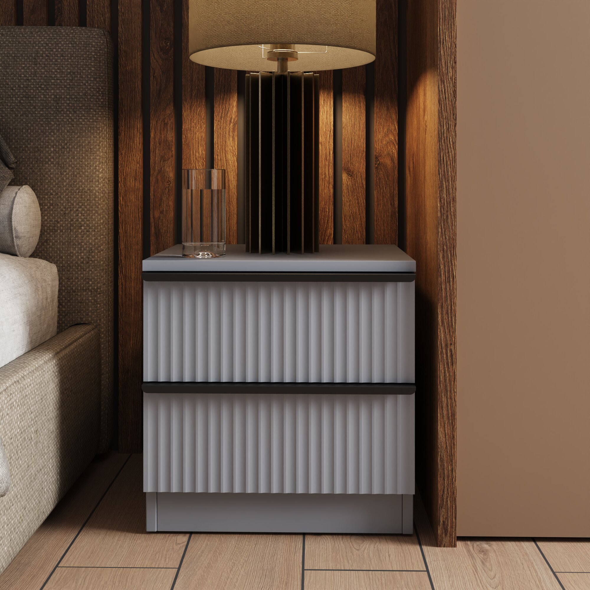 fwstyle-lania-ripple-ridged-2-drawer-bedside-table-nightstand-matt-grey
