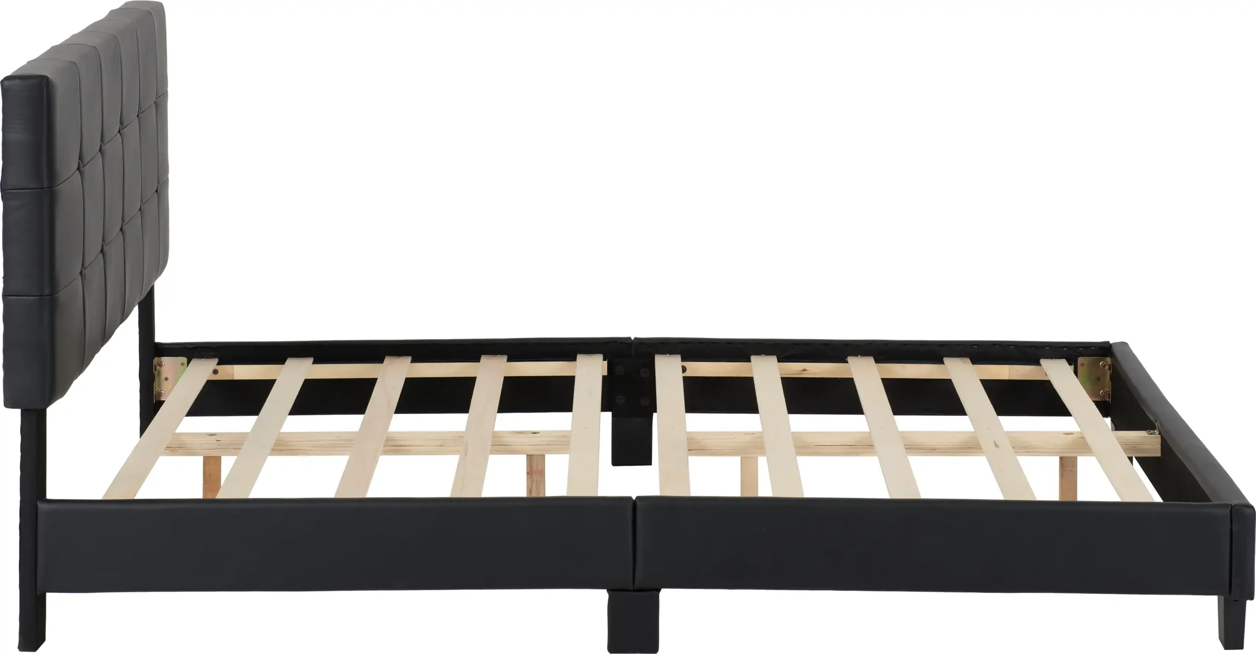 ARRAN-46-BED-BLACK-PU-2025-200-203-134-04 - Jamies Furniture