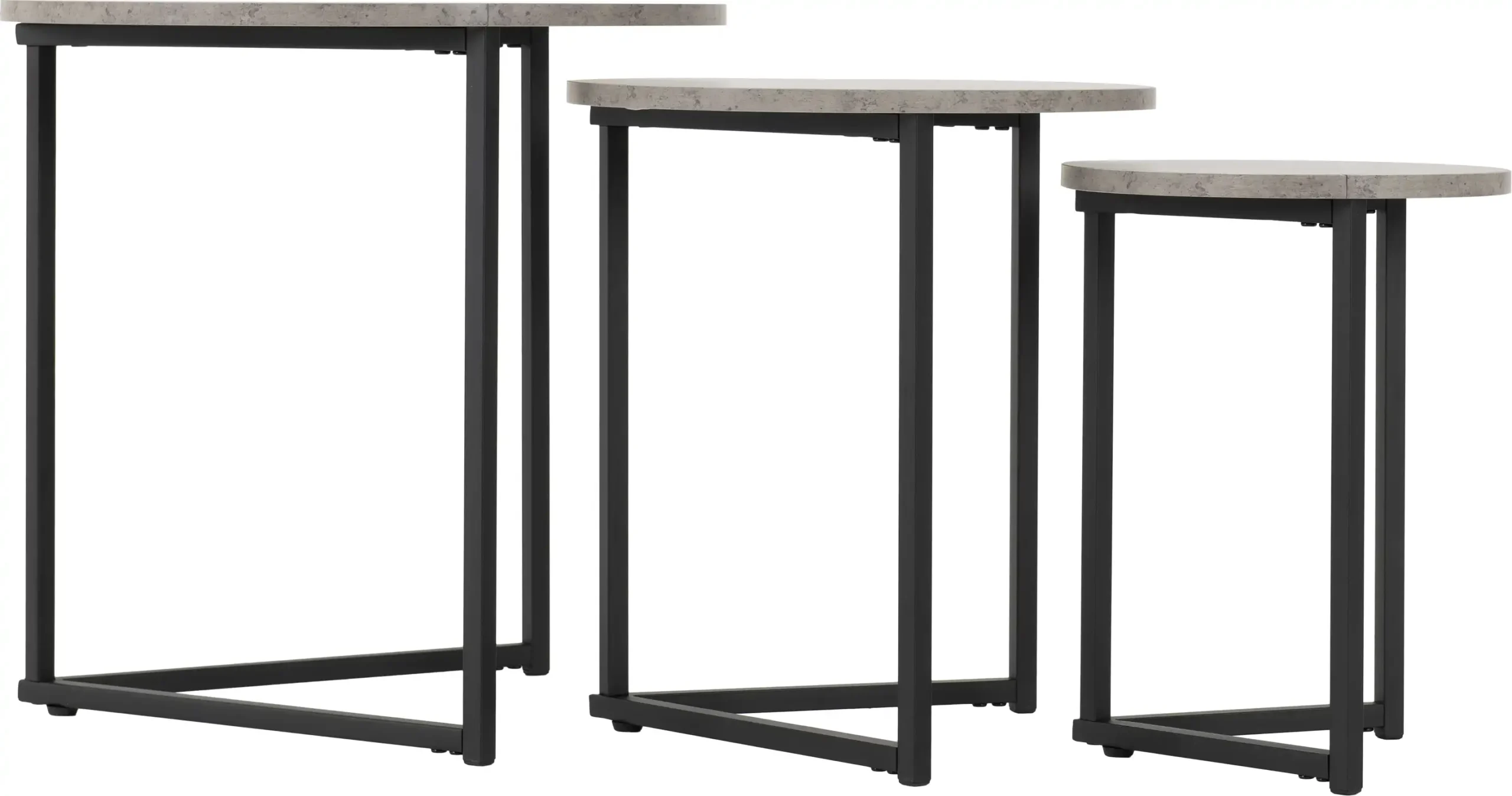 ATHENS-ROUND-3PC-NEST-OF-TABLES-CONCRETE-EFFECT-2021-300-303-036-03 - Jamies Furniture