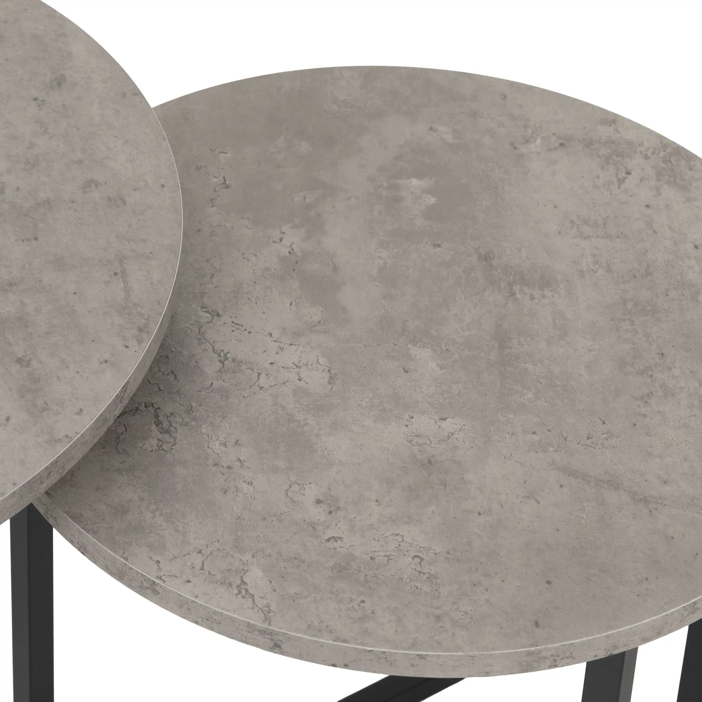 ATHENS-ROUND-3PC-NEST-OF-TABLES-CONCRETE-EFFECT-2021-300-303-036-04 - Jamies Furniture