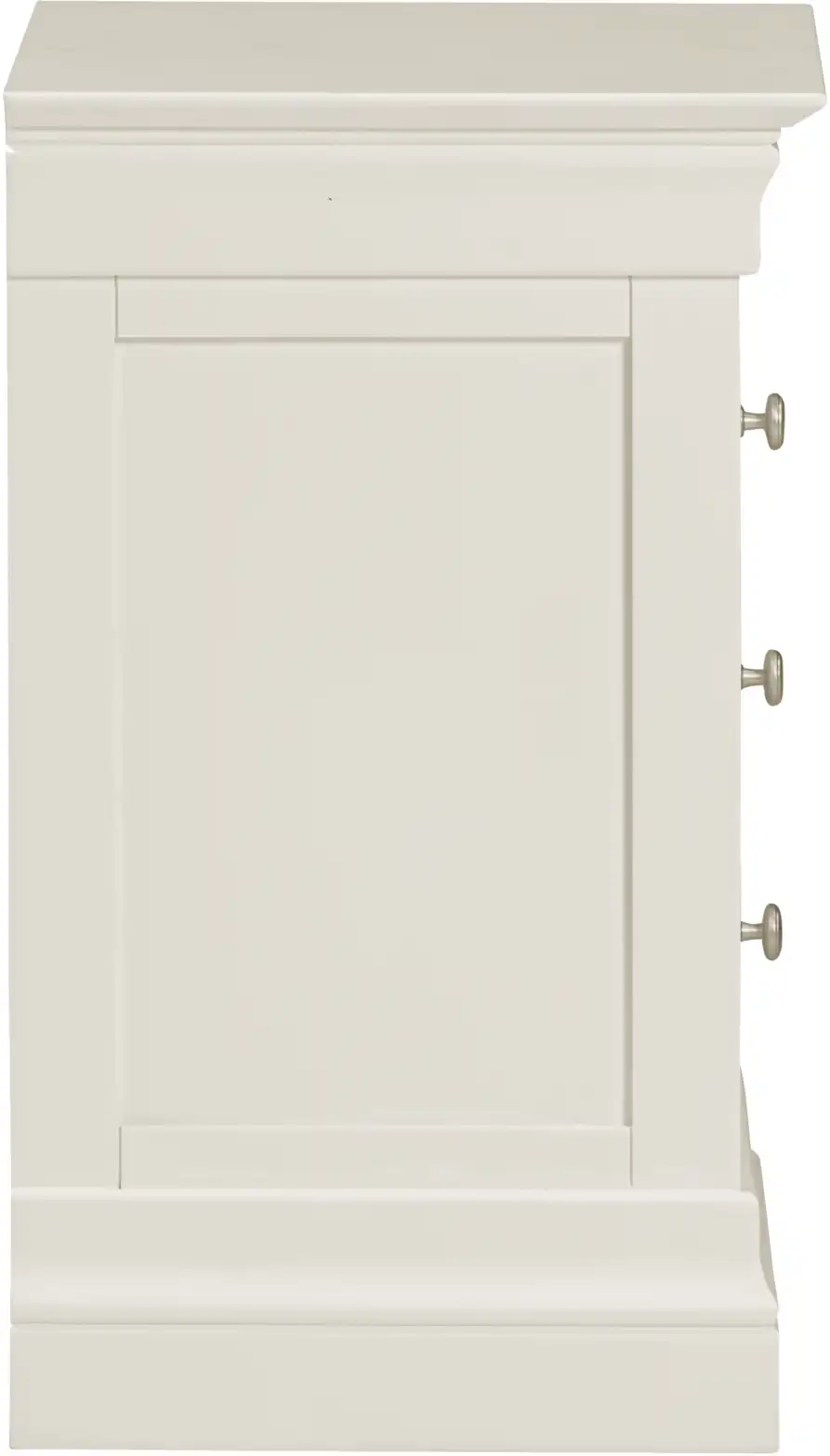 BORDEAUX-3-DRAWER-BEDSIDE-IVORY-100-103-120-04 - Jamies Furniture