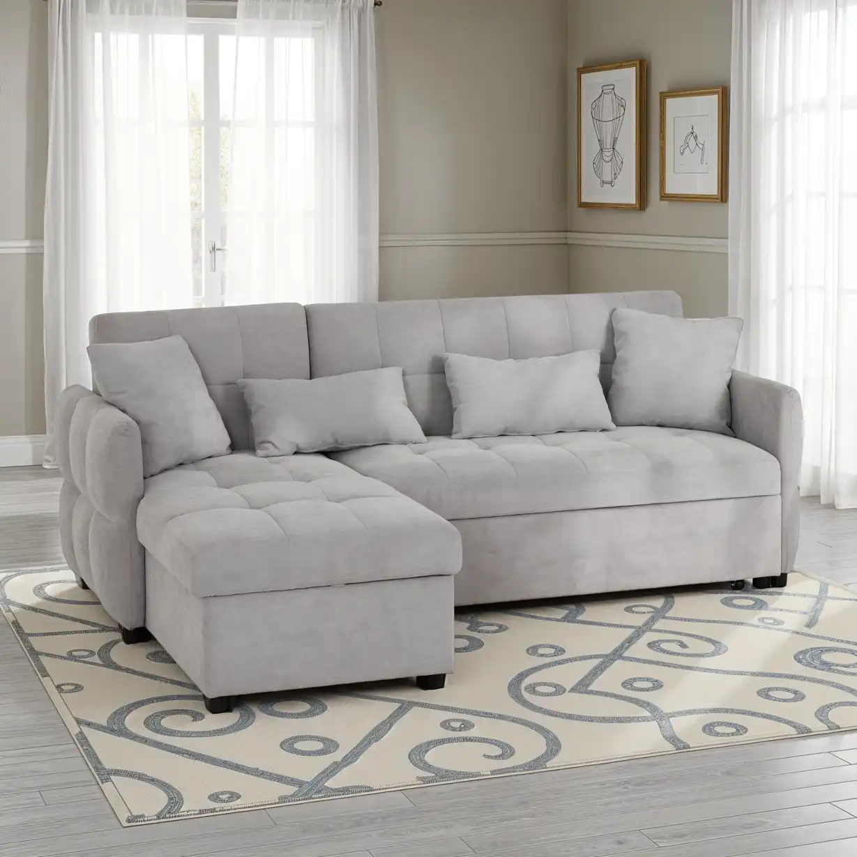 Chelsea Corner Sofa Bed - Image 10