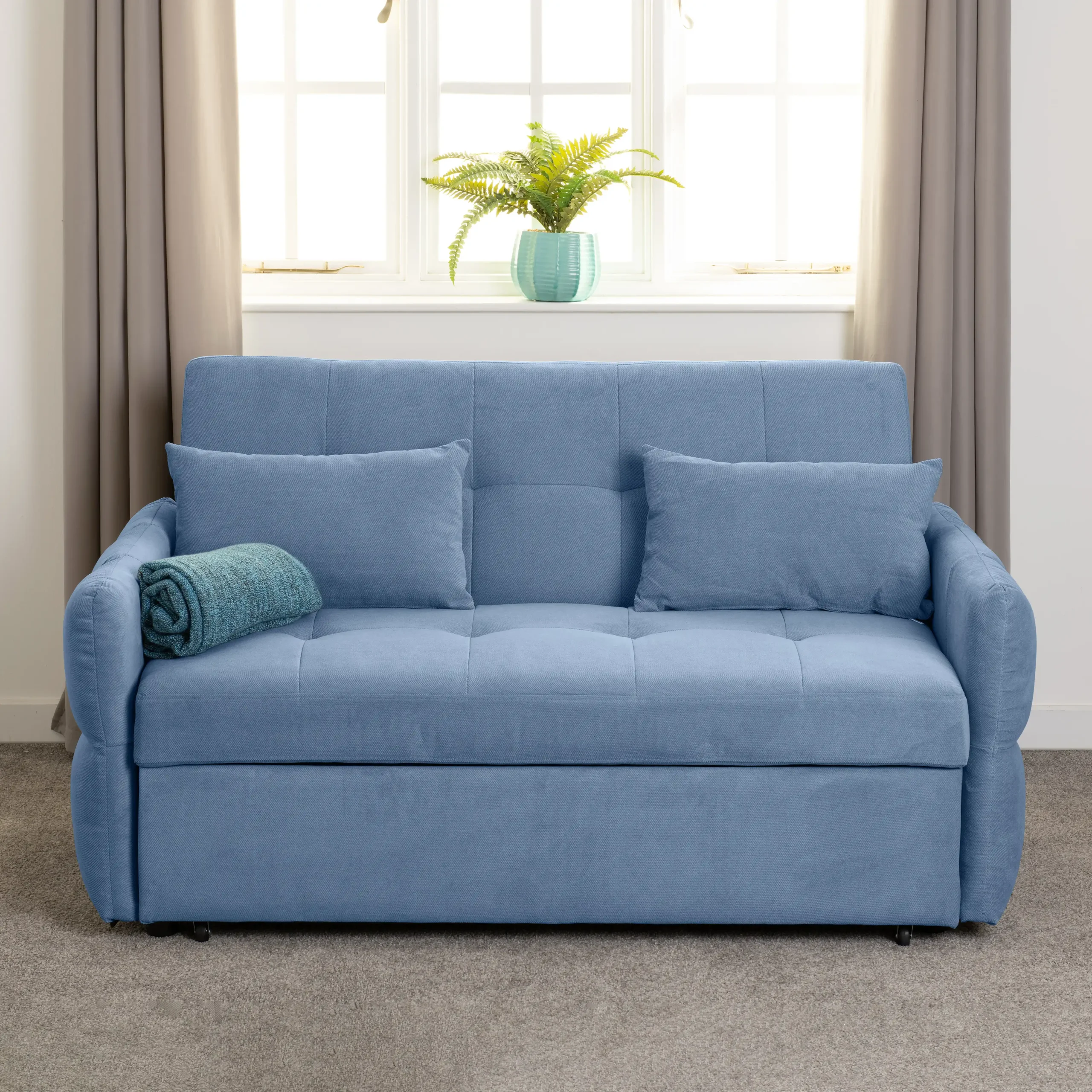CHELSEA-SOFA-BED-BLUE-FABRIC-2023-300-308-069-08 - Jamies Furniture