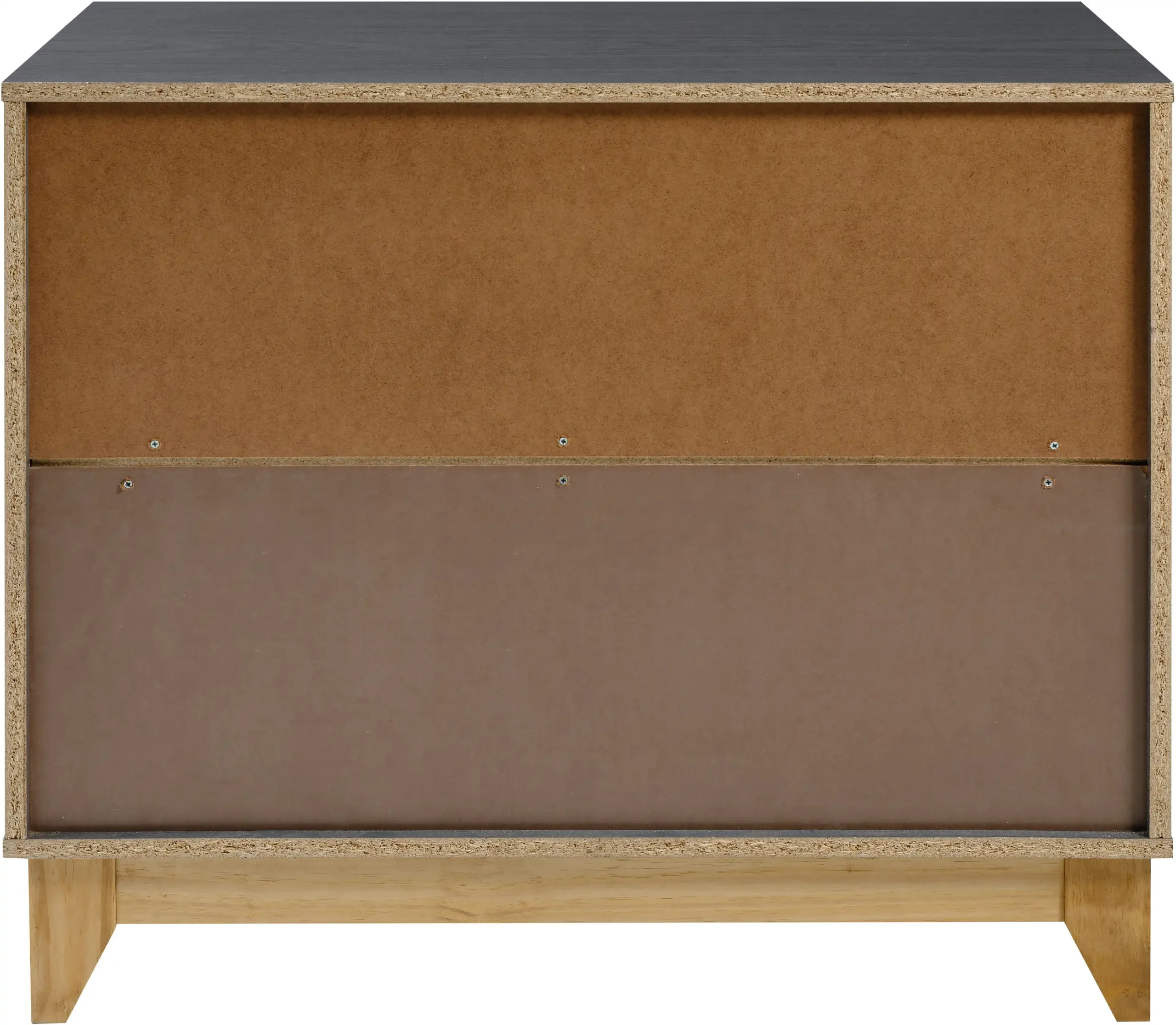 CLEVELAND-3-DRAWER-CHEST-WHITEGREY-METAL-EFFECT-2023-100-102-191-F-05 - Jamies Furniture
