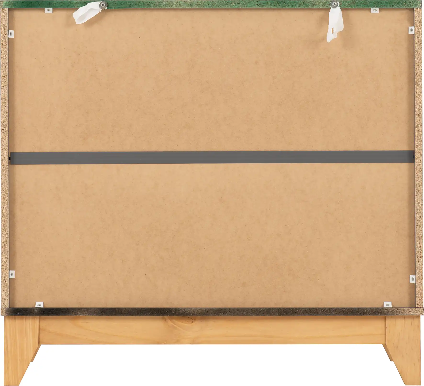 CLEVELAND-3-DRAWER-CHEST-WHITEGREY-METAL-EFFECT-2024-100-102-191-05 - Jamies Furniture
