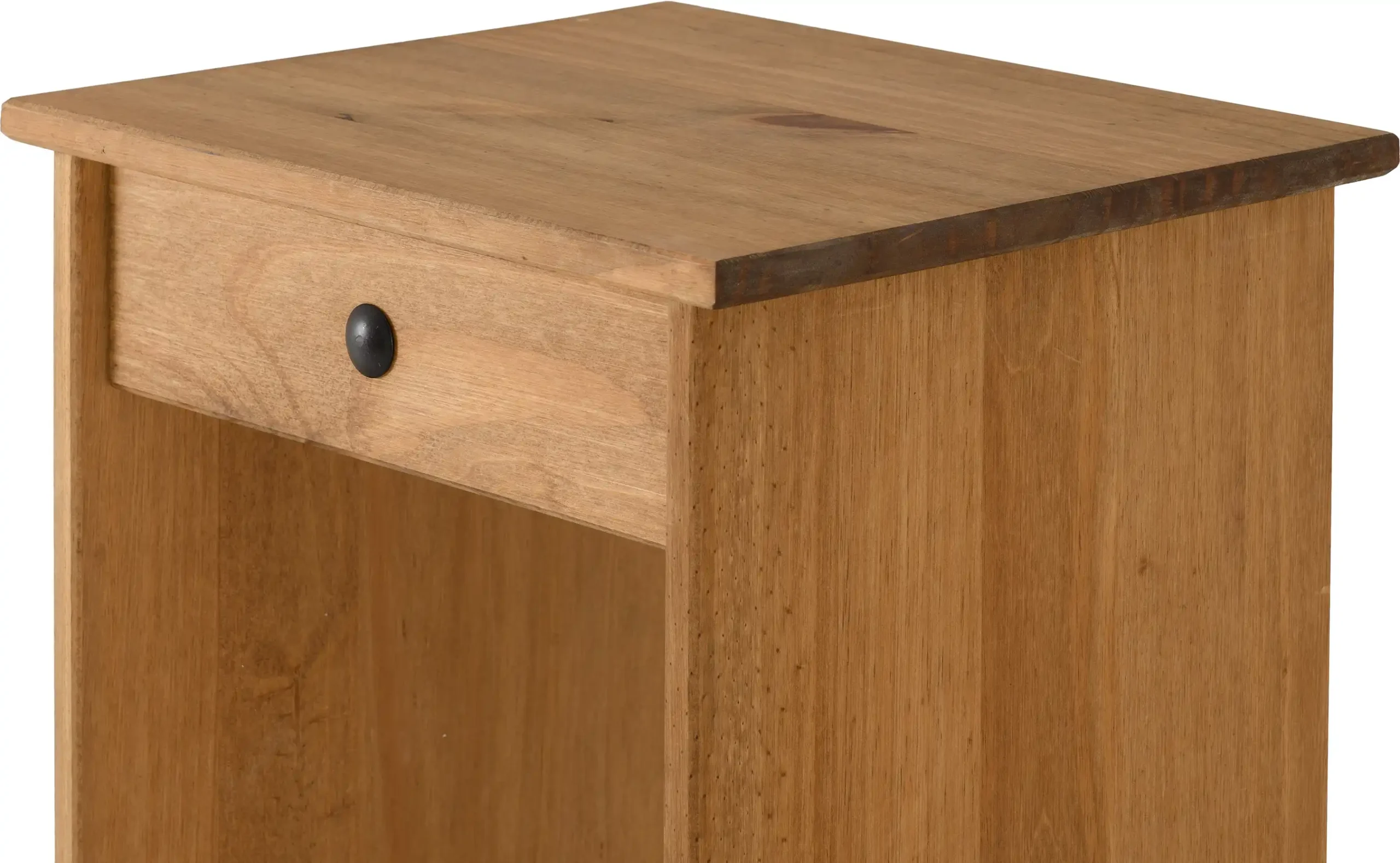 CORONA-DRESSING-TABLE-STOOL-DISTRESSED-WAXED-PINE-2020-100-106-007-04 - Jamies Furniture