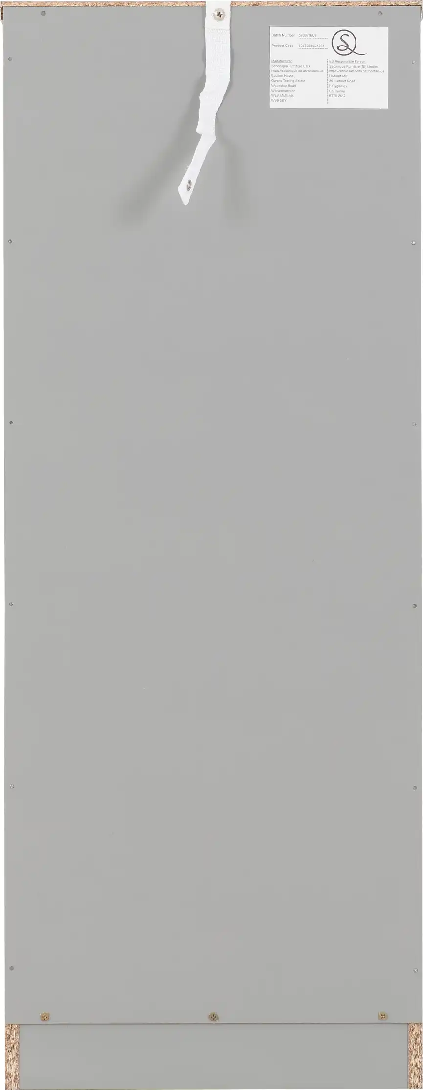 DAKOTA-5-DRAWER-NARROW-CHEST-LIGHT-GREY-2025-100-102-216-05 - Jamies Furniture