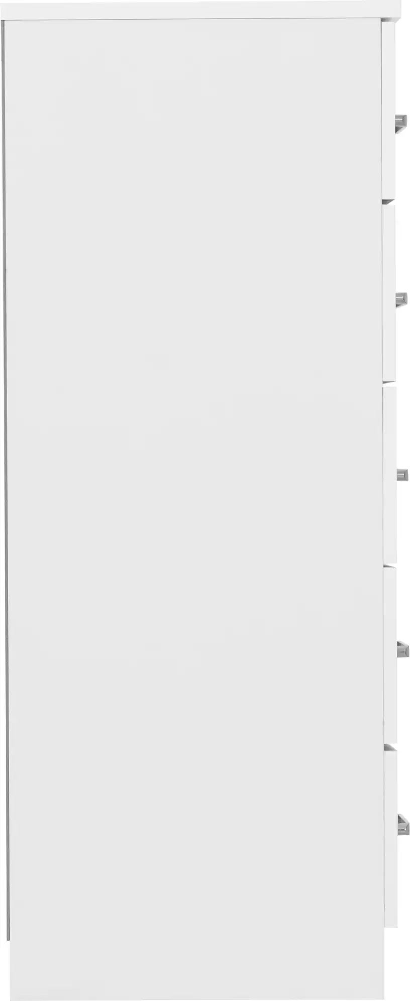 DAKOTA-5-DRAWER-NARROW-CHEST-WHITE-2025-100-102-212-04 - Jamies Furniture