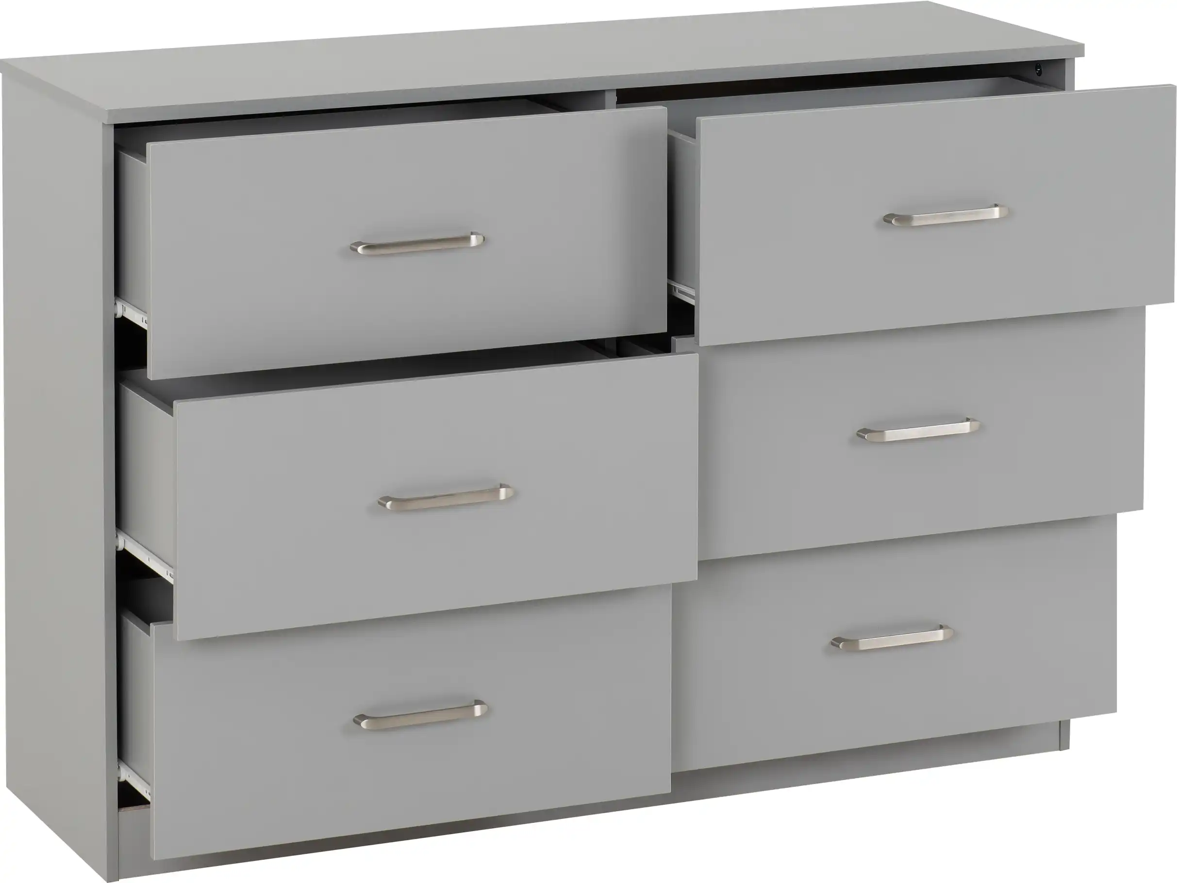 DAKOTA-6-DRAWER-CHEST-LIGHT-GREY-2025-100-102-213-02 - Jamies Furniture