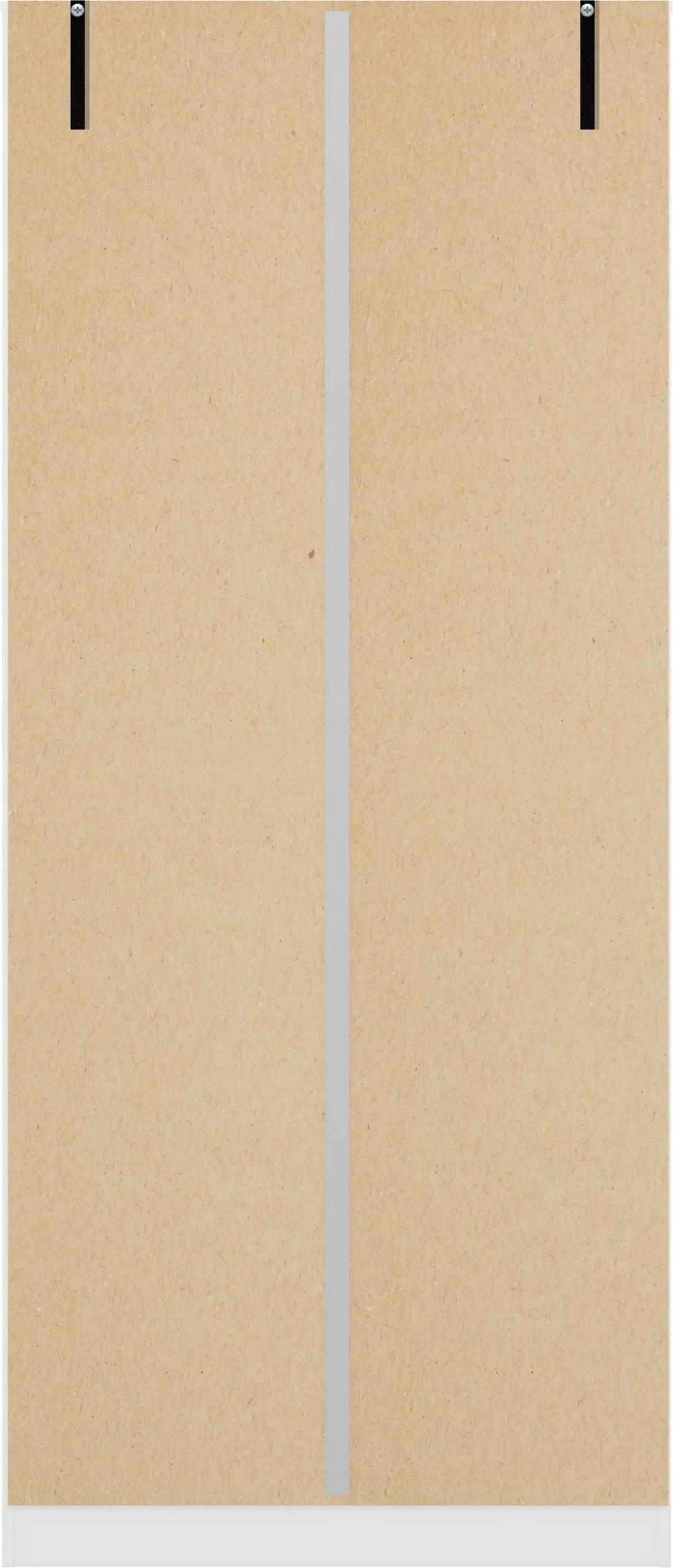 DENVER-2-DOOR-WARDROBE-WHITE-GLOSS-2024-100-101-215-F05 - Jamies Furniture