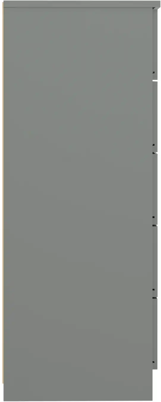DENVER-5-DRAWER-CHEST-GREY-GLOSS-2024-100-102-200-F04 - Jamies Furniture