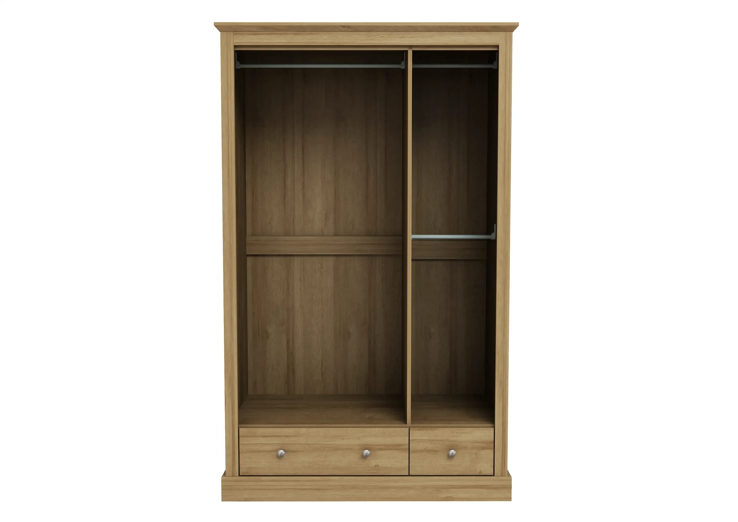 devon-3-door-2-drawer-wardrobe-oak