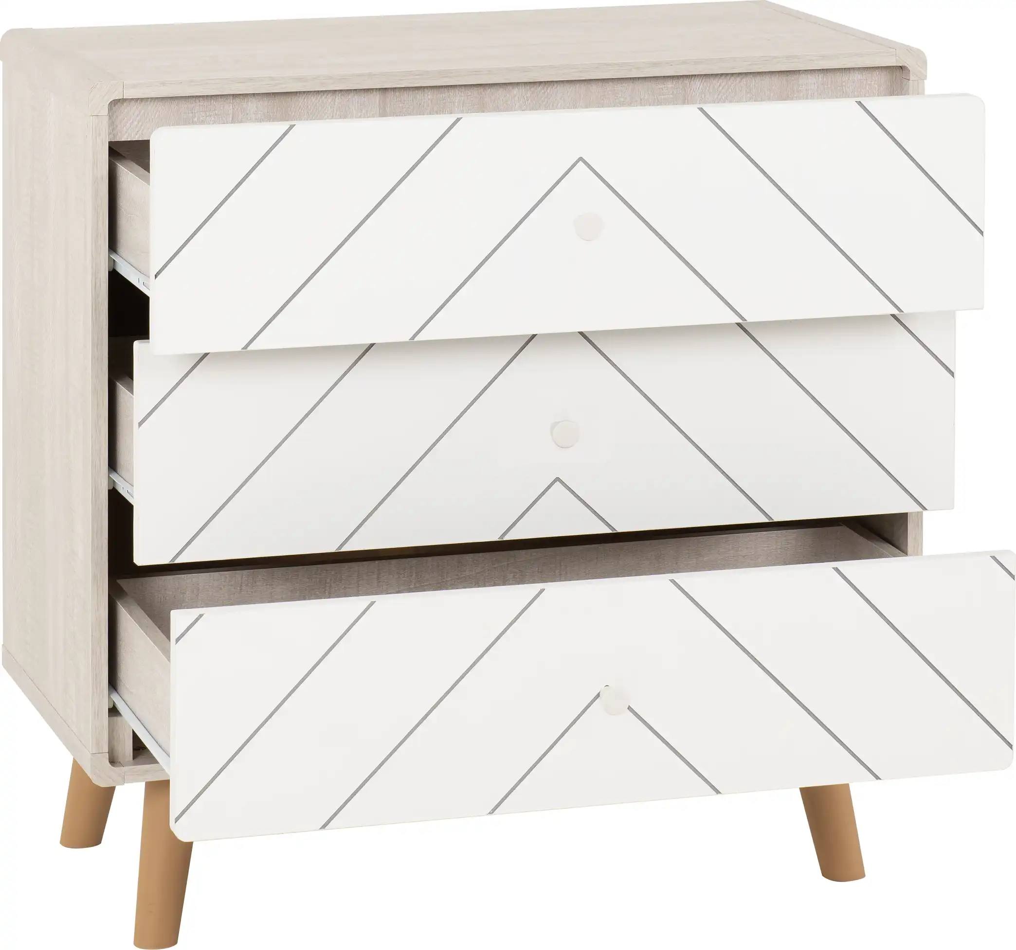 DIXIE-3-DRAWER-CHEST-DUSTY-GREYWHITE-2023-100-102-157-02 - Jamies Furniture