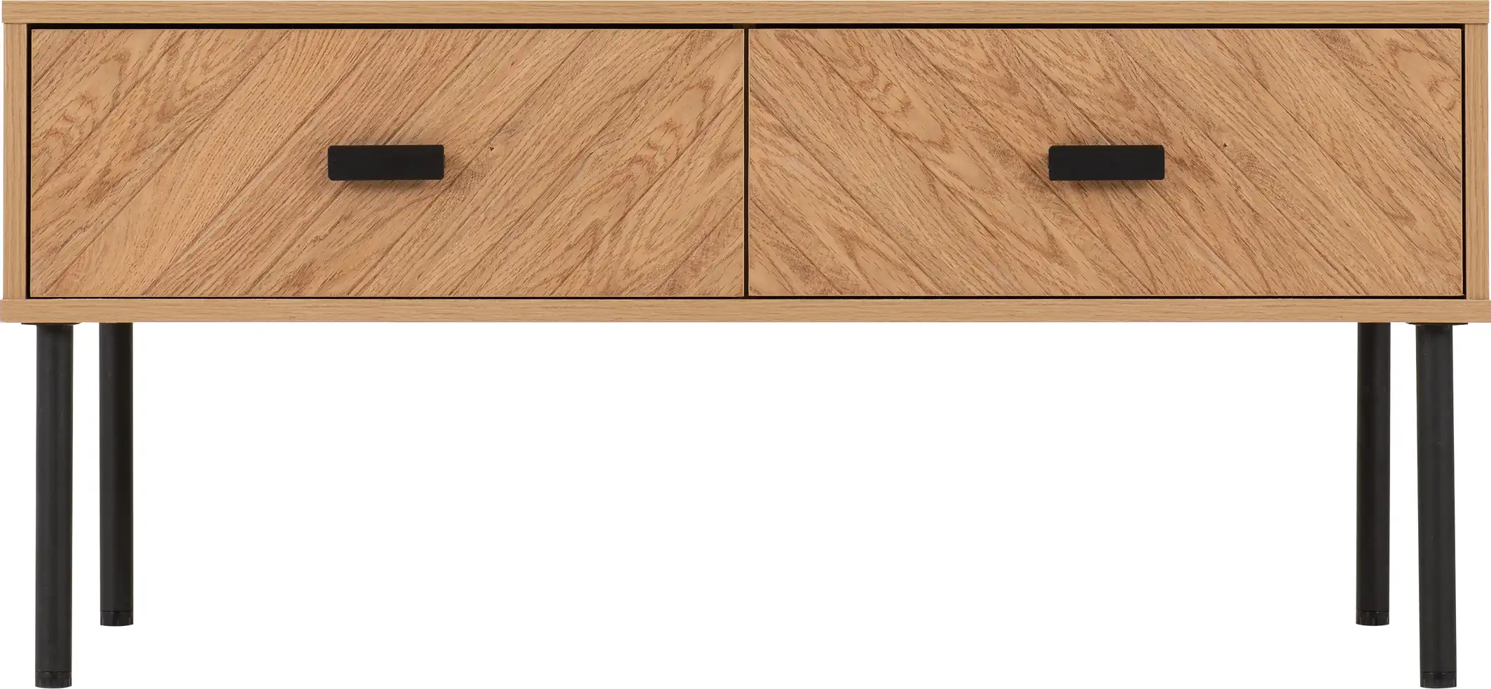 LEON-2-DRAWER-COFFEE-TABLE-MEDIUM-OAK-EFFECT-2023-300-301-076-03 - Jamies Furniture