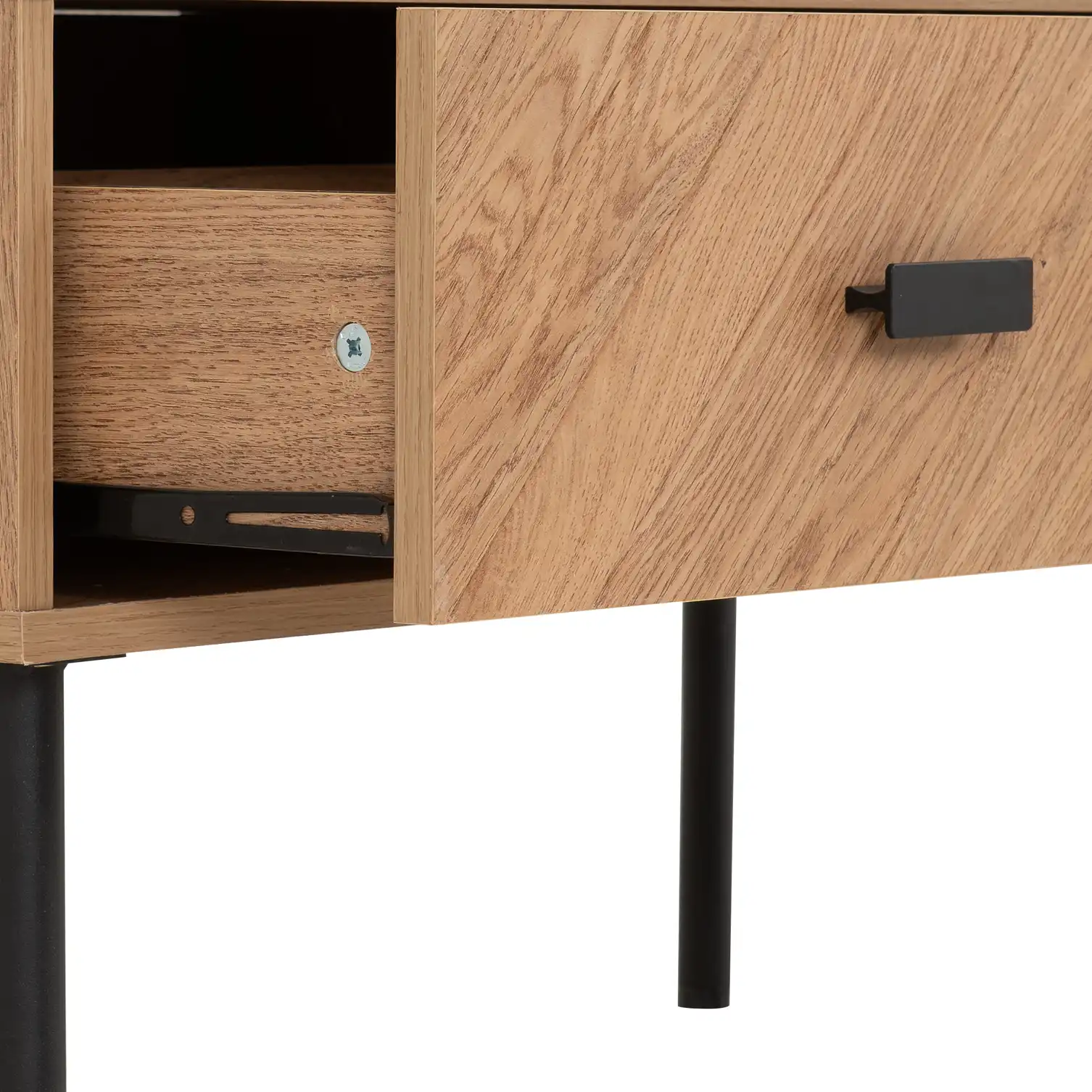 LEON-2-DRAWER-COFFEE-TABLE-MEDIUM-OAK-EFFECT-2023-300-301-076-06 - Jamies Furniture