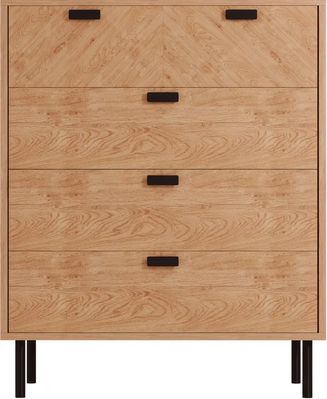 LEON-3-2-DRAWER-CHEST-MEDIUM-OAK-EFFECT-2023-100-102-179-02-DX - Jamies Furniture
