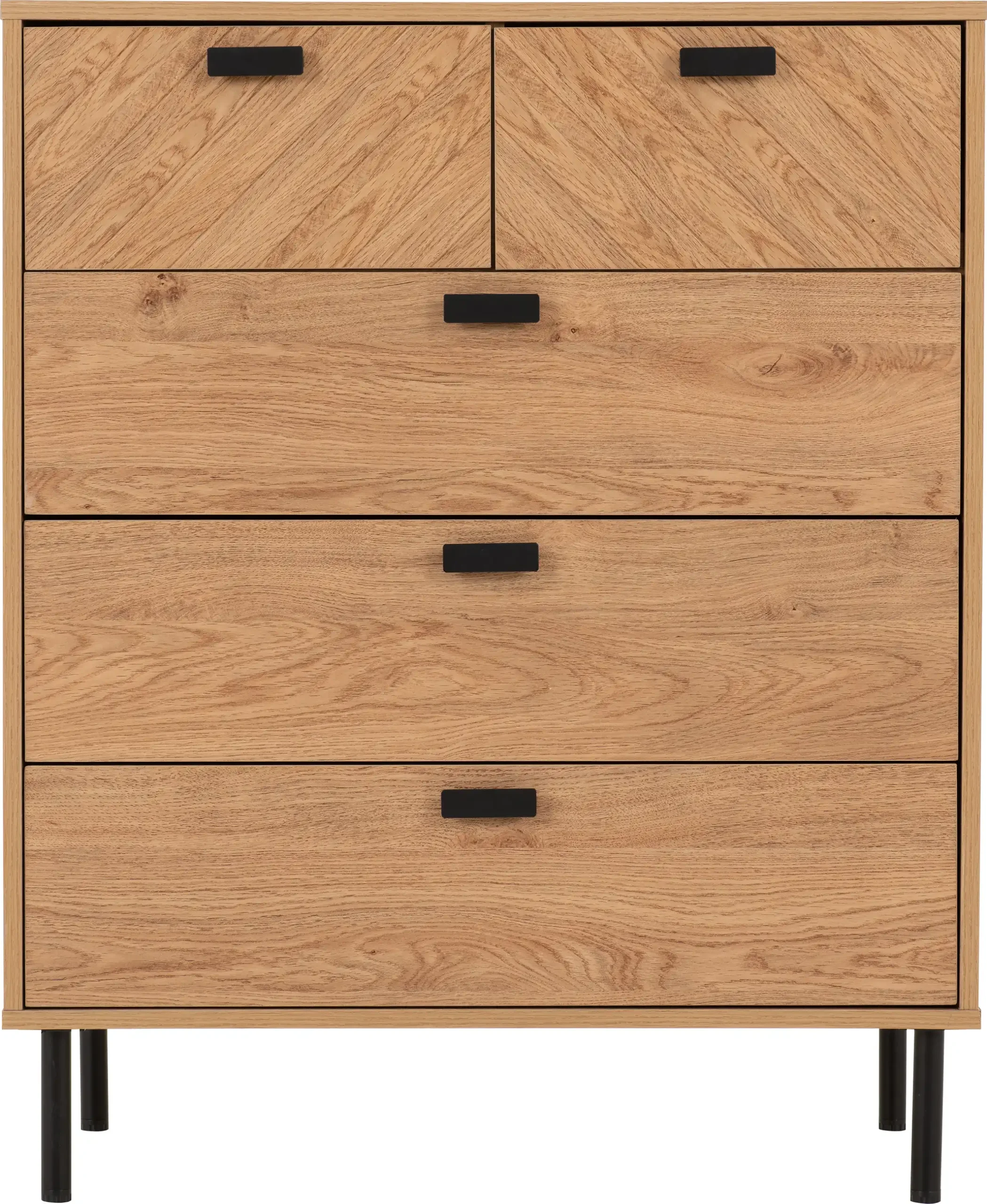 LEON-3-2-DRAWER-CHEST-MEDIUM-OAK-EFFECT-2023-100-102-179-03 - Jamies Furniture