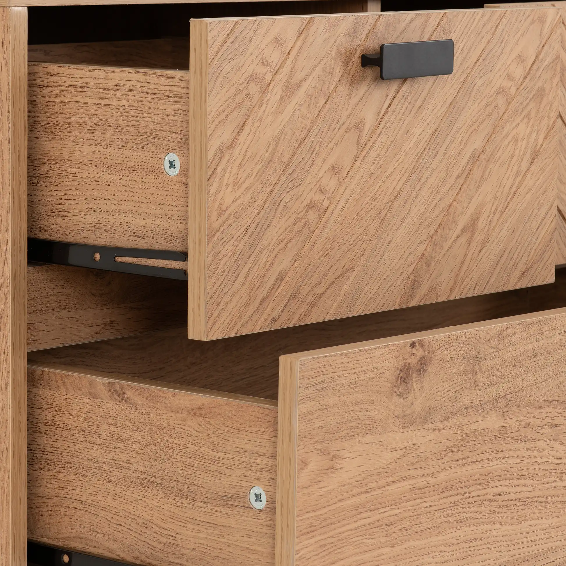 LEON-3-2-DRAWER-CHEST-MEDIUM-OAK-EFFECT-2023-100-102-179-06 - Jamies Furniture
