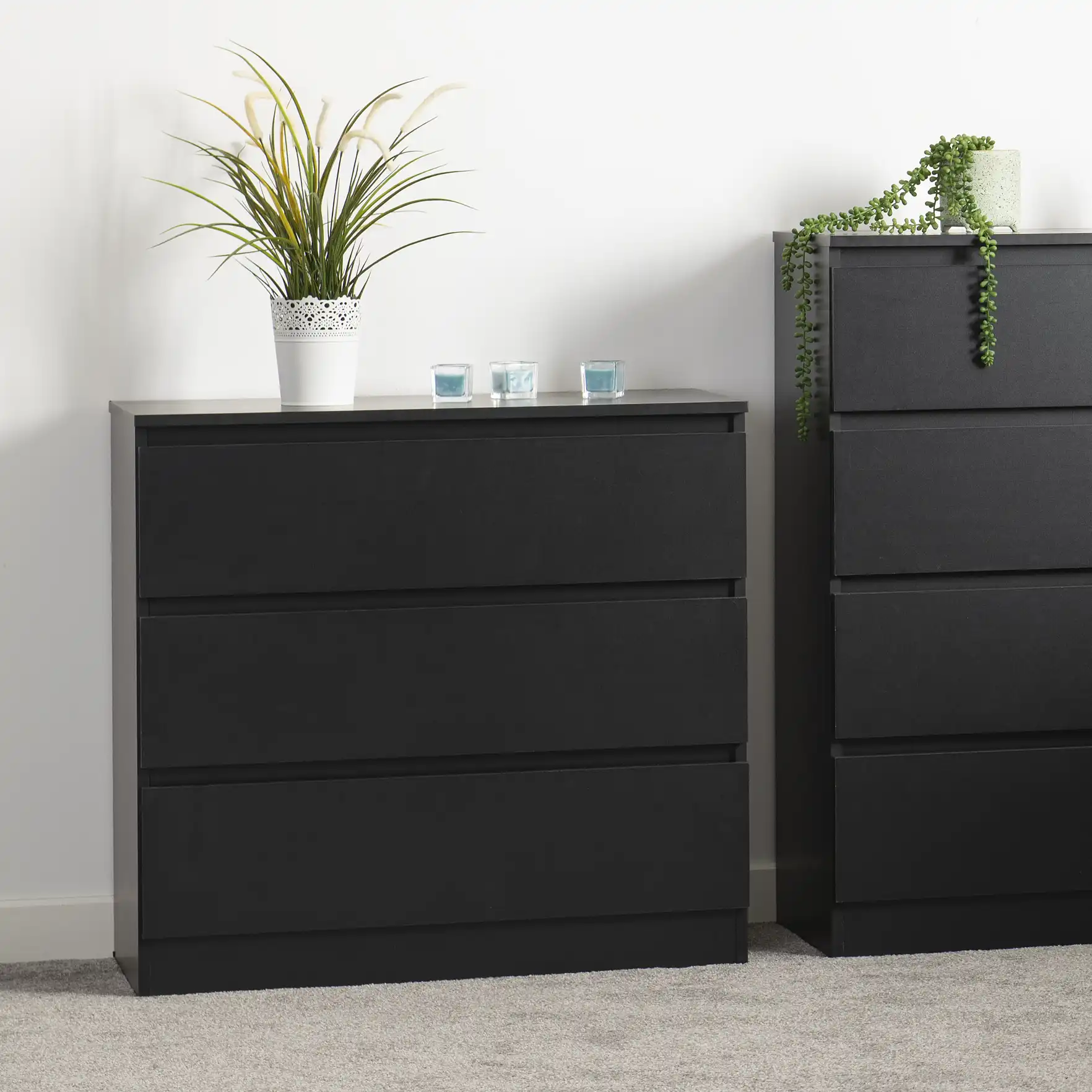 MALVERN-3-DRAWER-CHEST-BLACK-2020-100-102-138-07 - Jamies Furniture