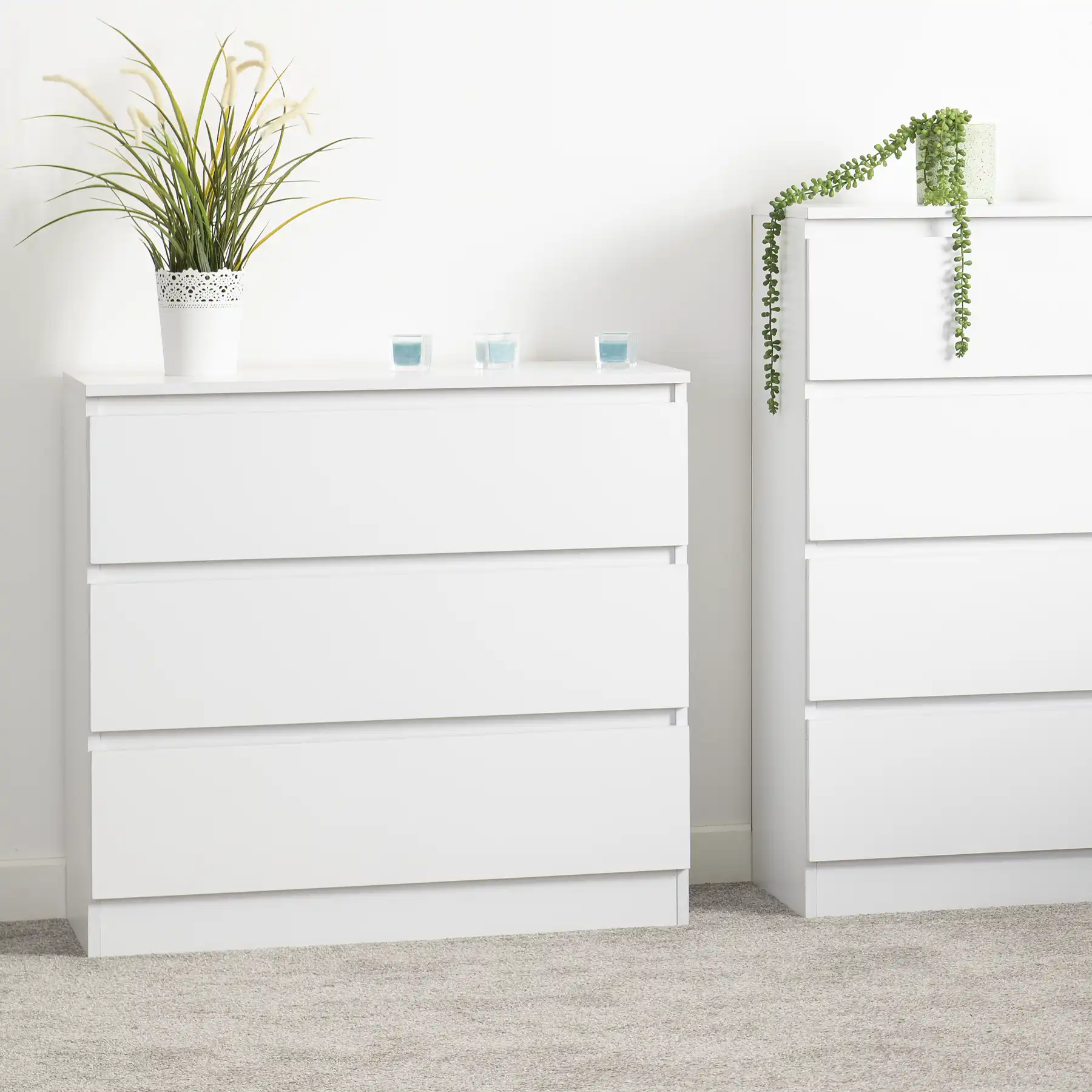 MALVERN-3-DRAWER-CHEST-WHITE-2020-100-102-136-07 - Jamies Furniture