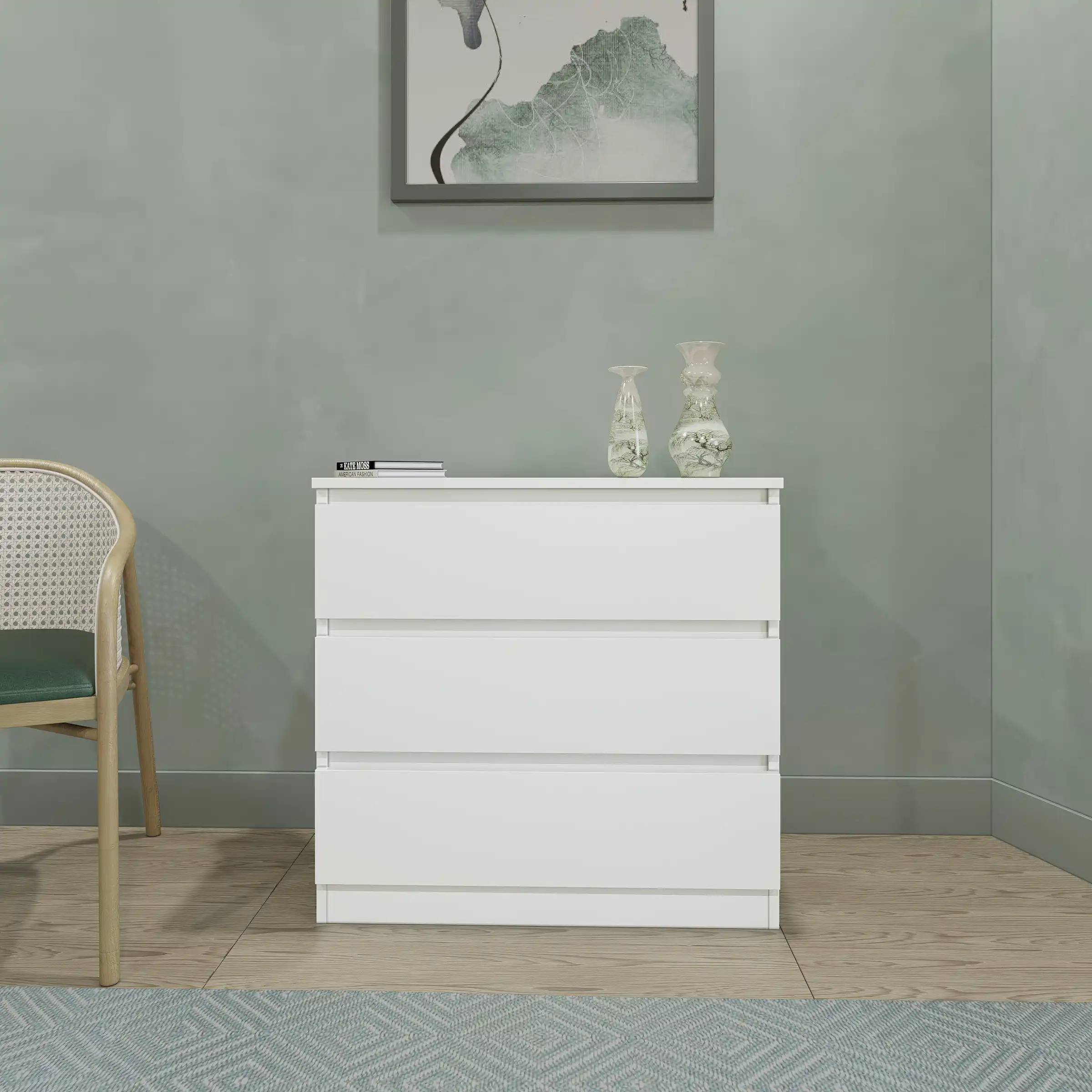 MALVERN-3-DRAWER-CHEST-WHITE-2025-100-102-136-03-DX - Jamies Furniture