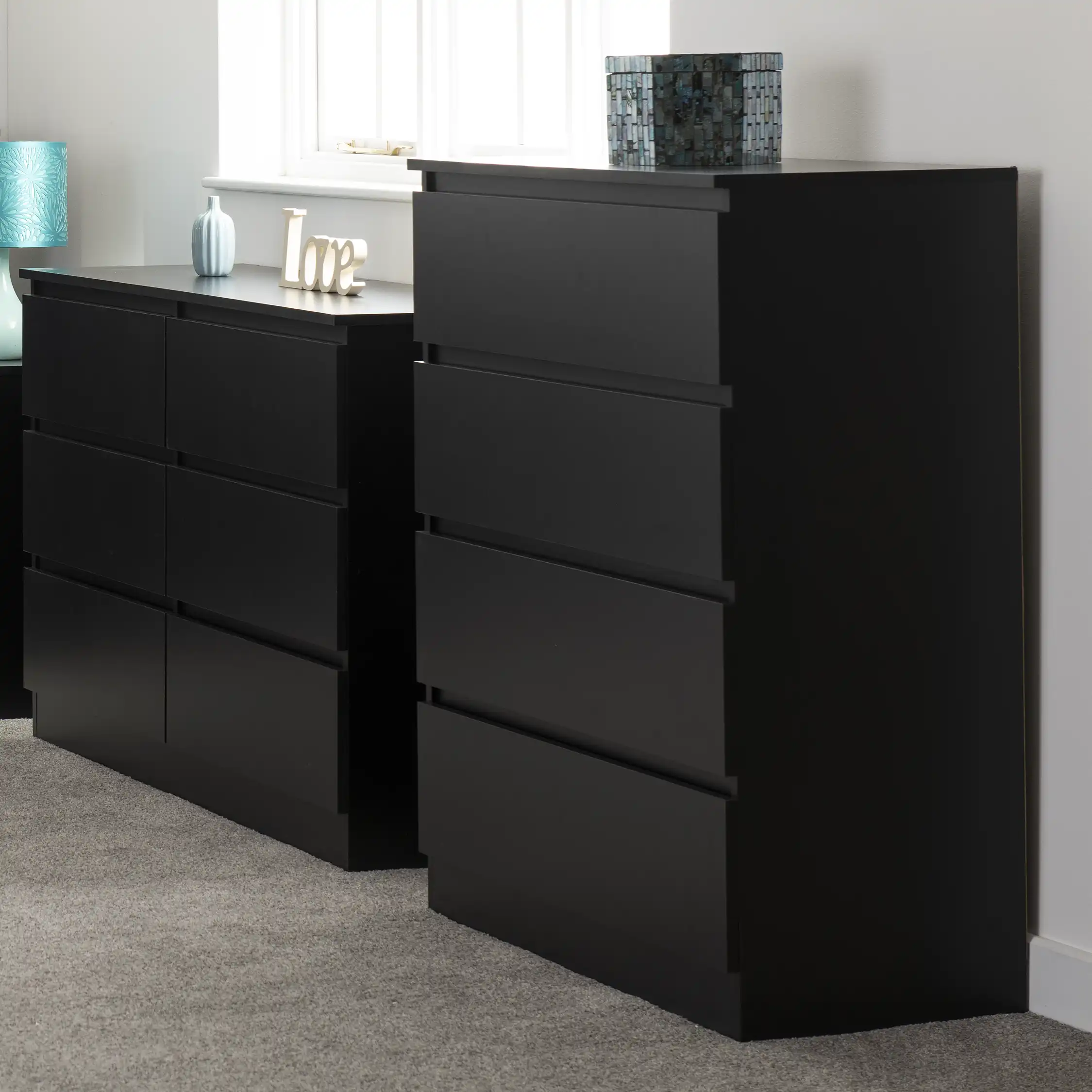 MALVERN-4-DRAWER-CHEST-BLACK-2020-100-102-134-07 - Jamies Furniture