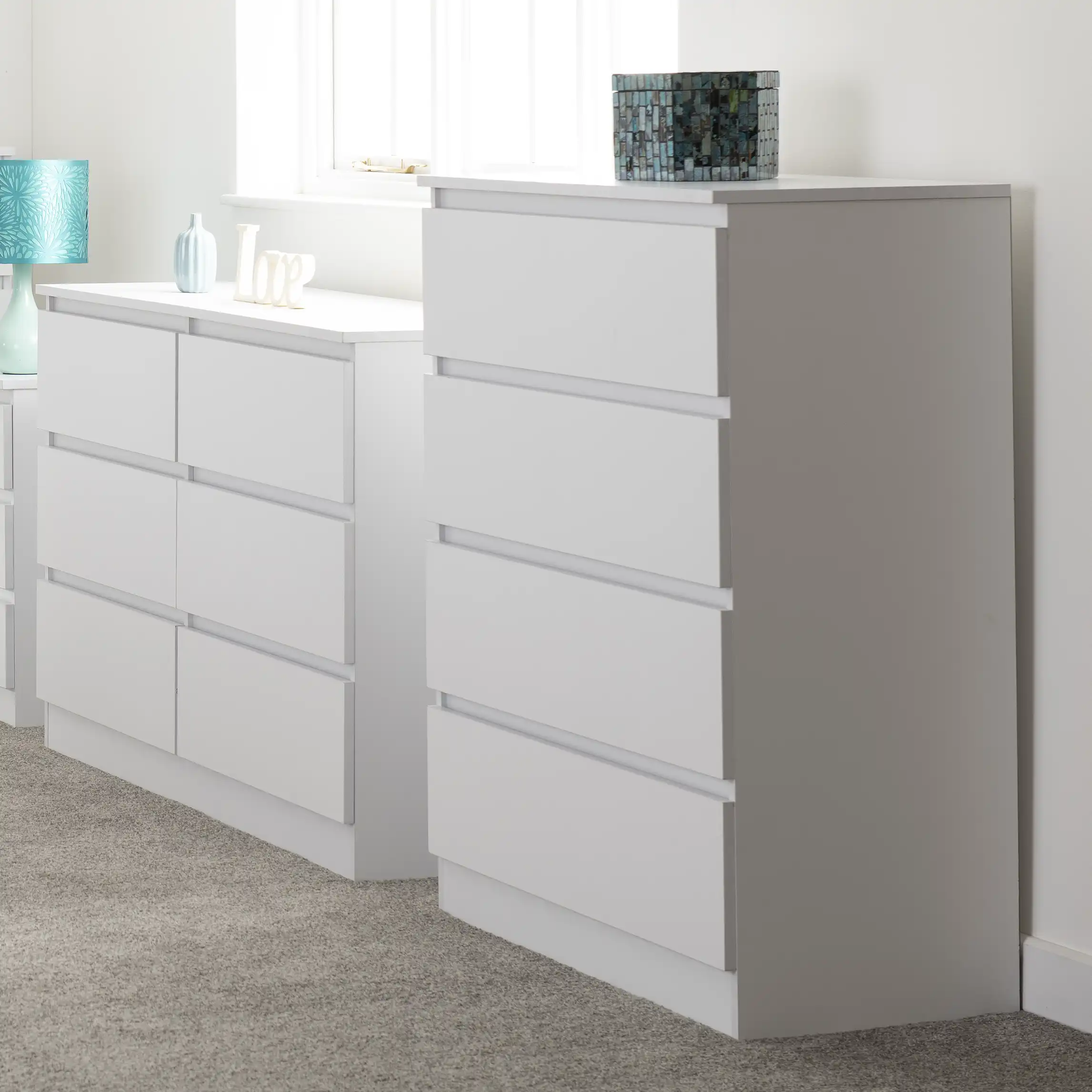 MALVERN-4-DRAWER-CHEST-WHITE-2020-100-102-132-07 - Jamies Furniture