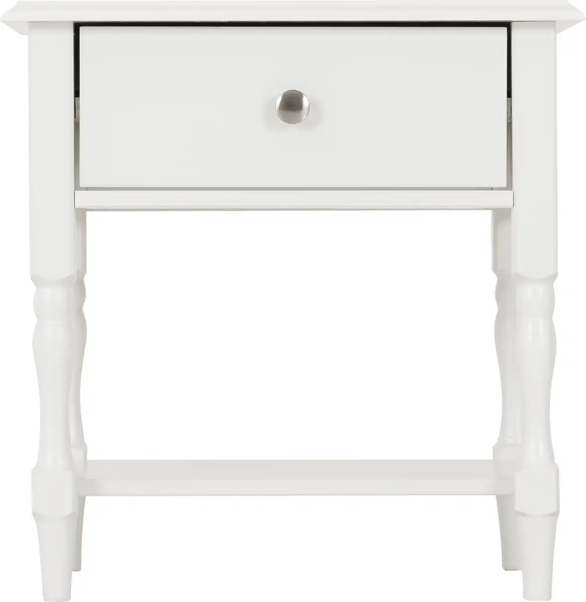 STRATFORD-1-DRAWER-SIDE-TABLE-WHITE-2025-300-302-067-03 - Jamies Furniture