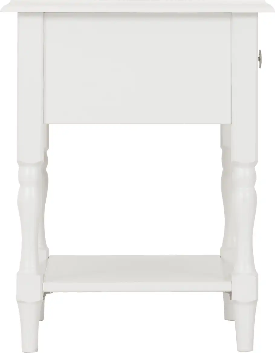 STRATFORD-1-DRAWER-SIDE-TABLE-WHITE-2025-300-302-067-04 - Jamies Furniture